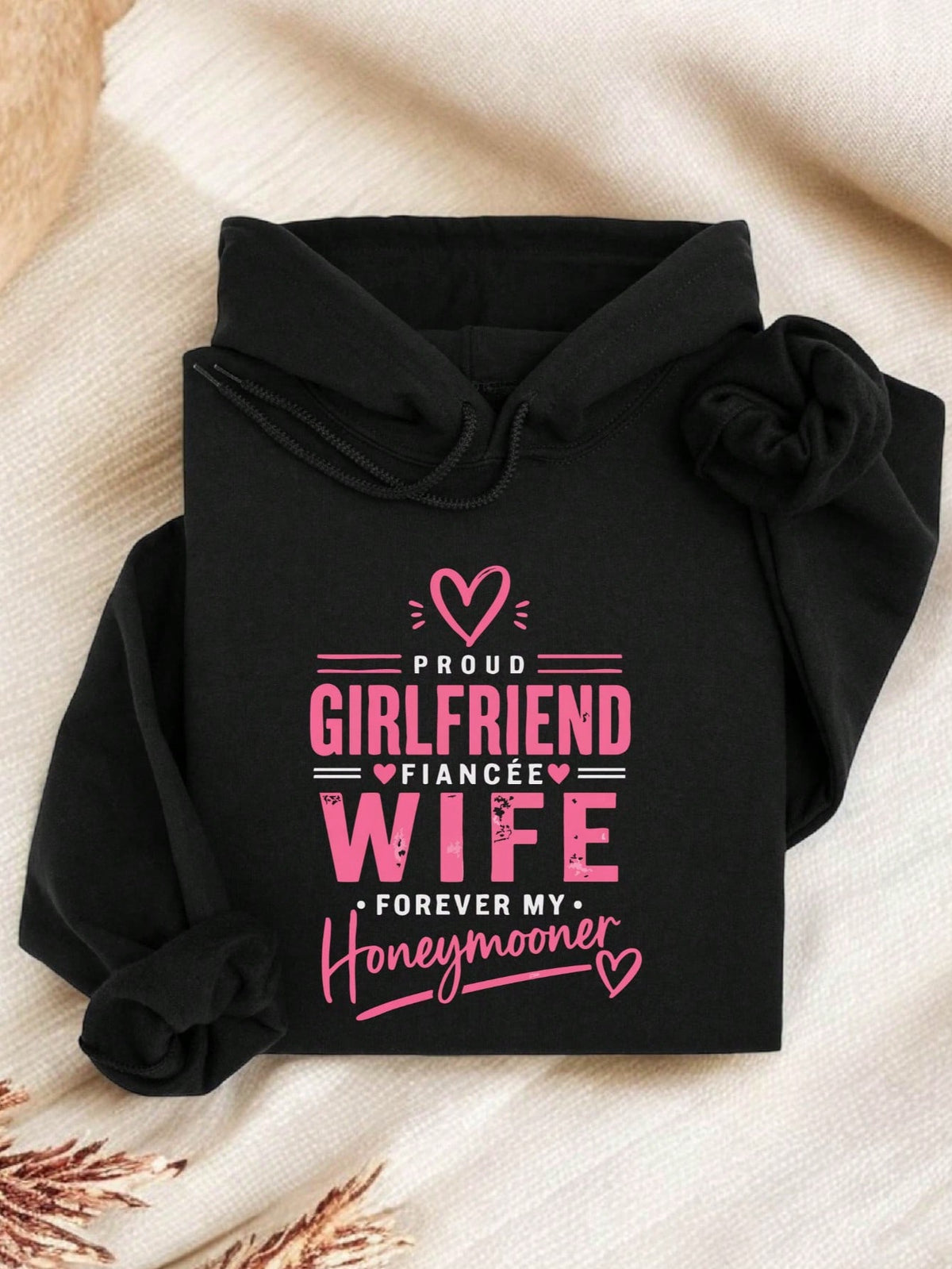 1 PC Wife Husband Honeymooner Hoodie