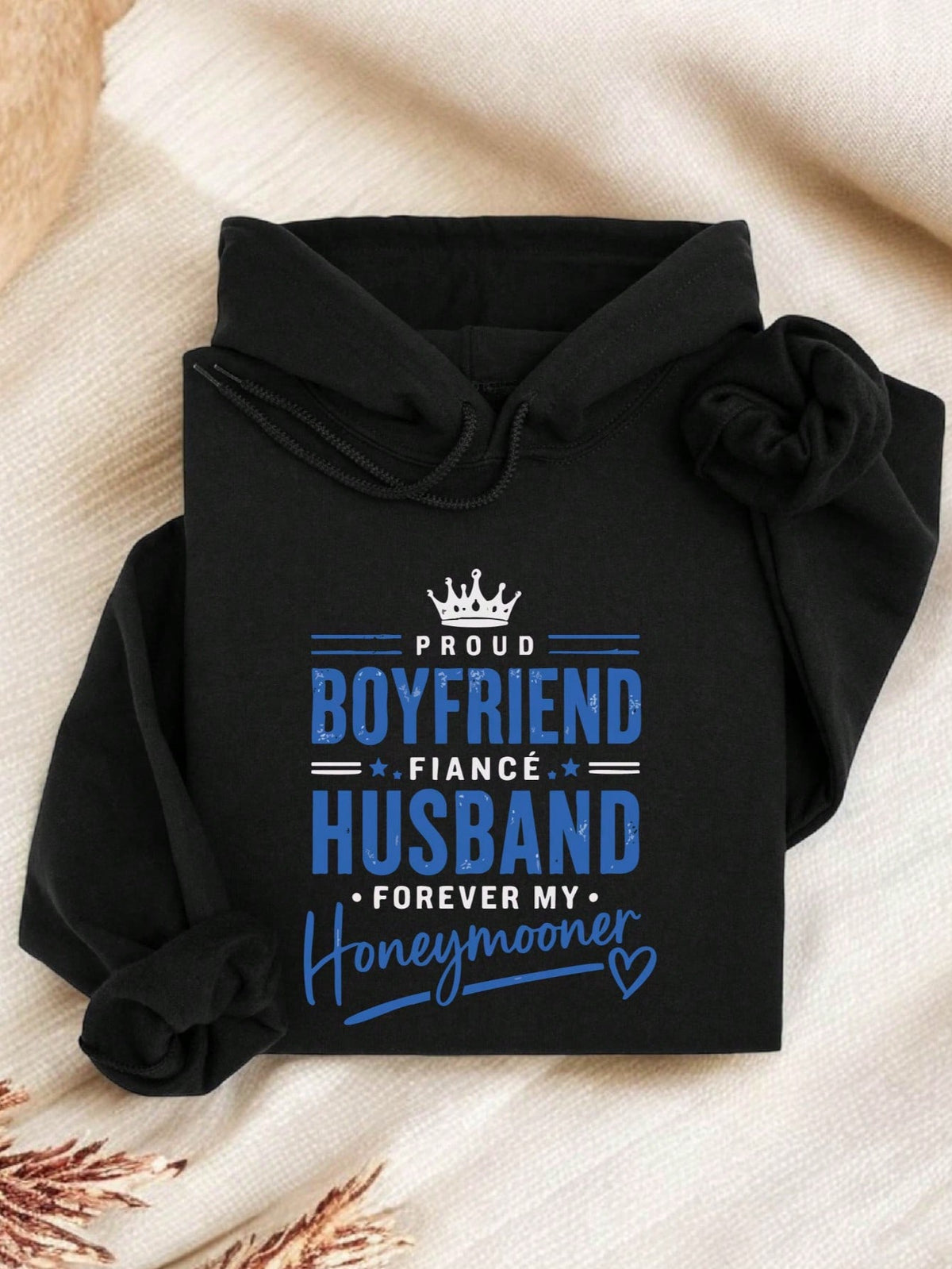 1 PC Wife Husband Honeymooner Hoodie