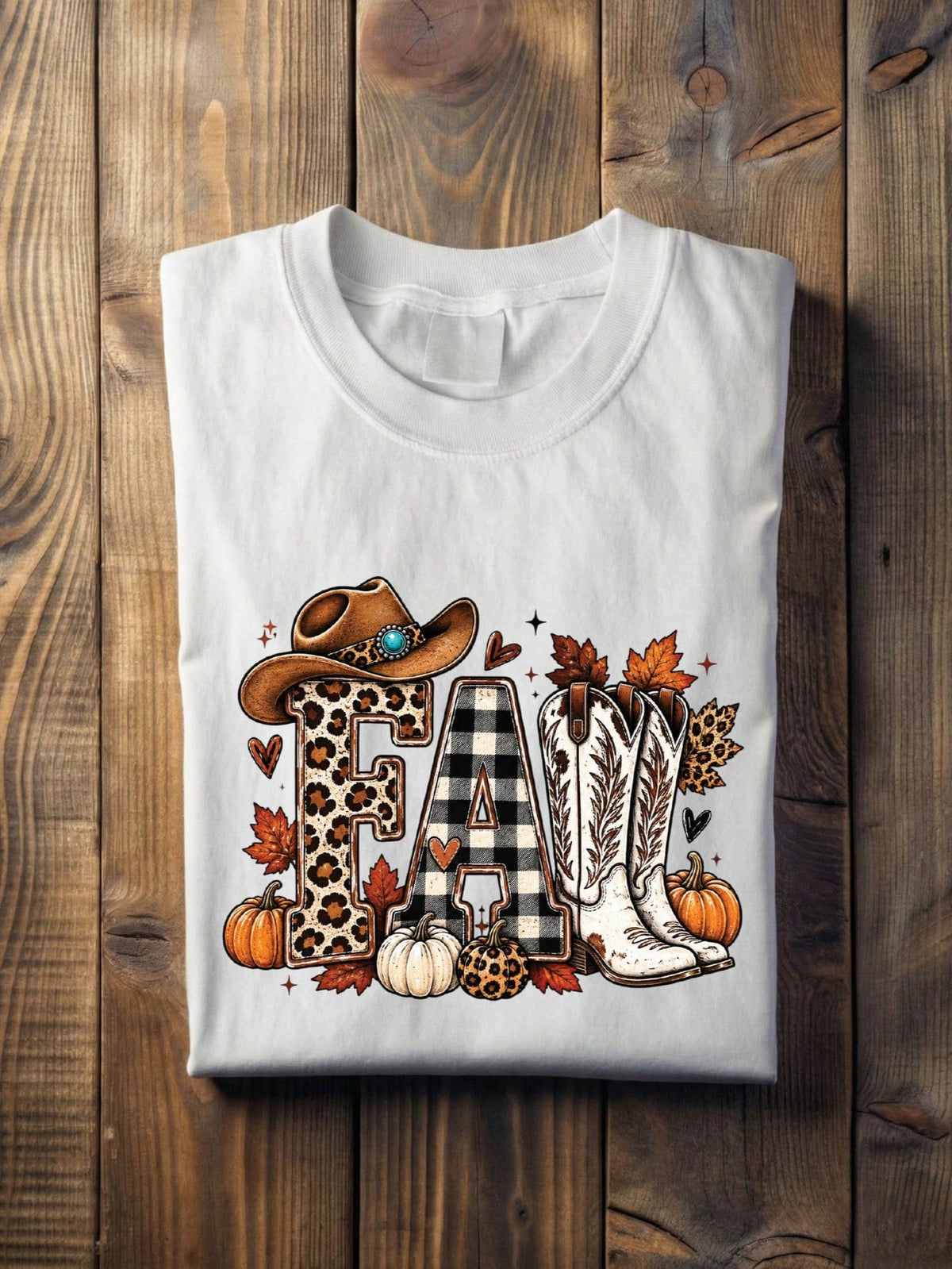 Fall Western T-Shirt