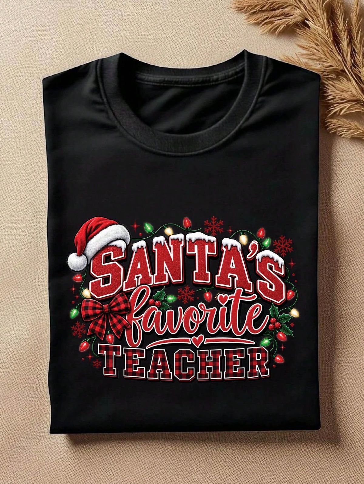 Santa's Favorite Teacher T-Shirt