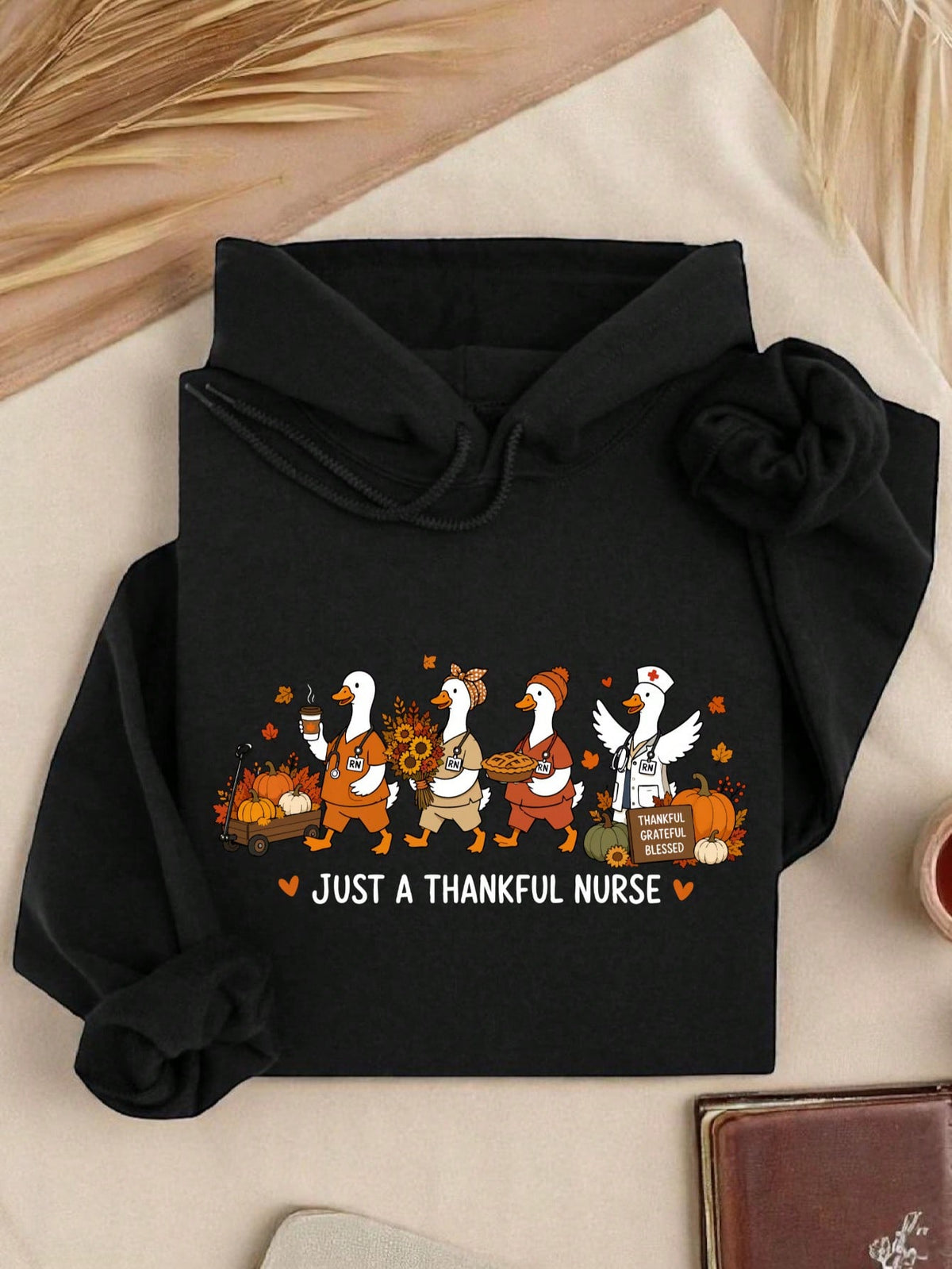 Just A Thankful Nurse Hoodie