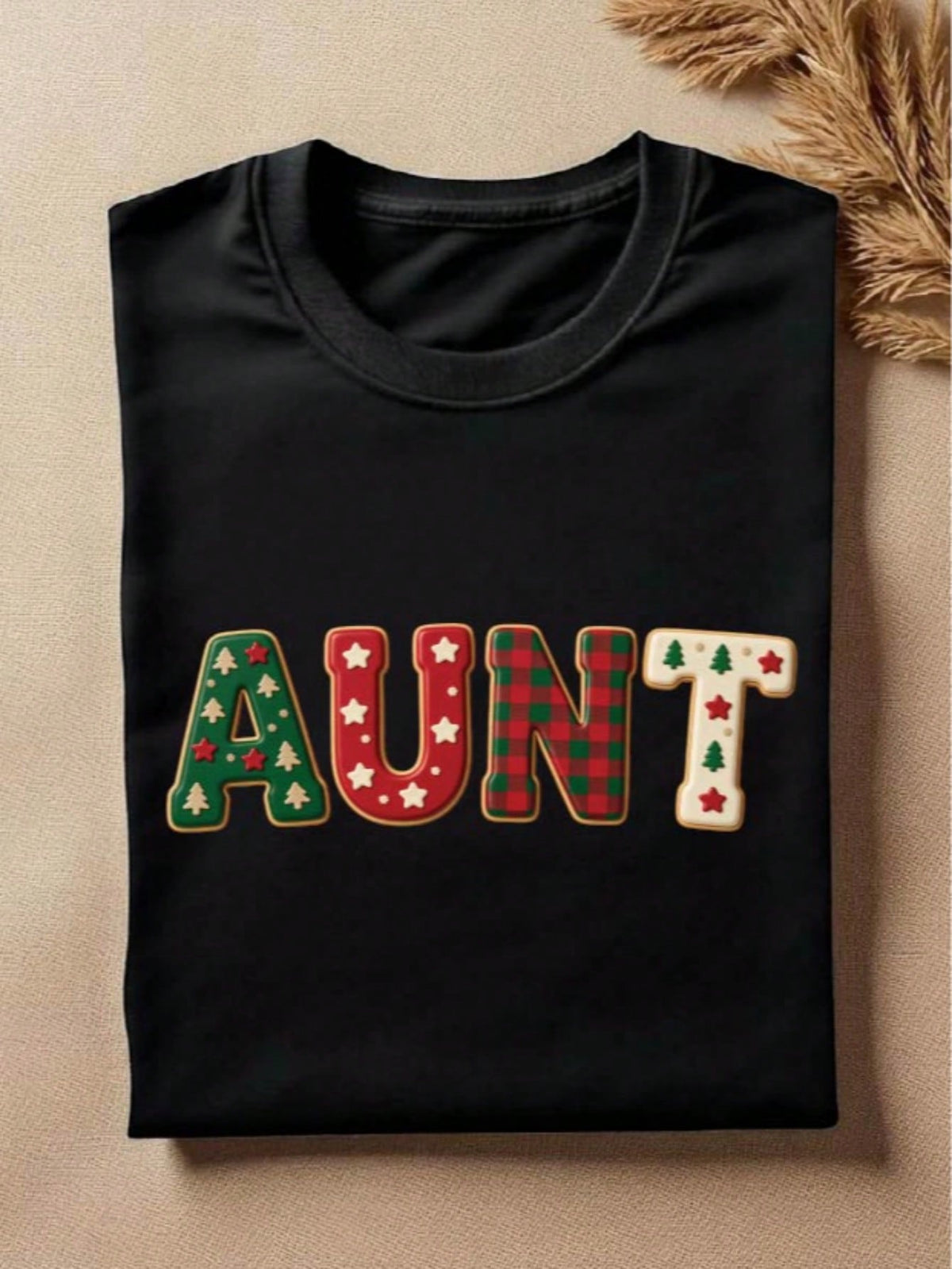 1 PC Aunt Uncle Christmas T-Shirt
