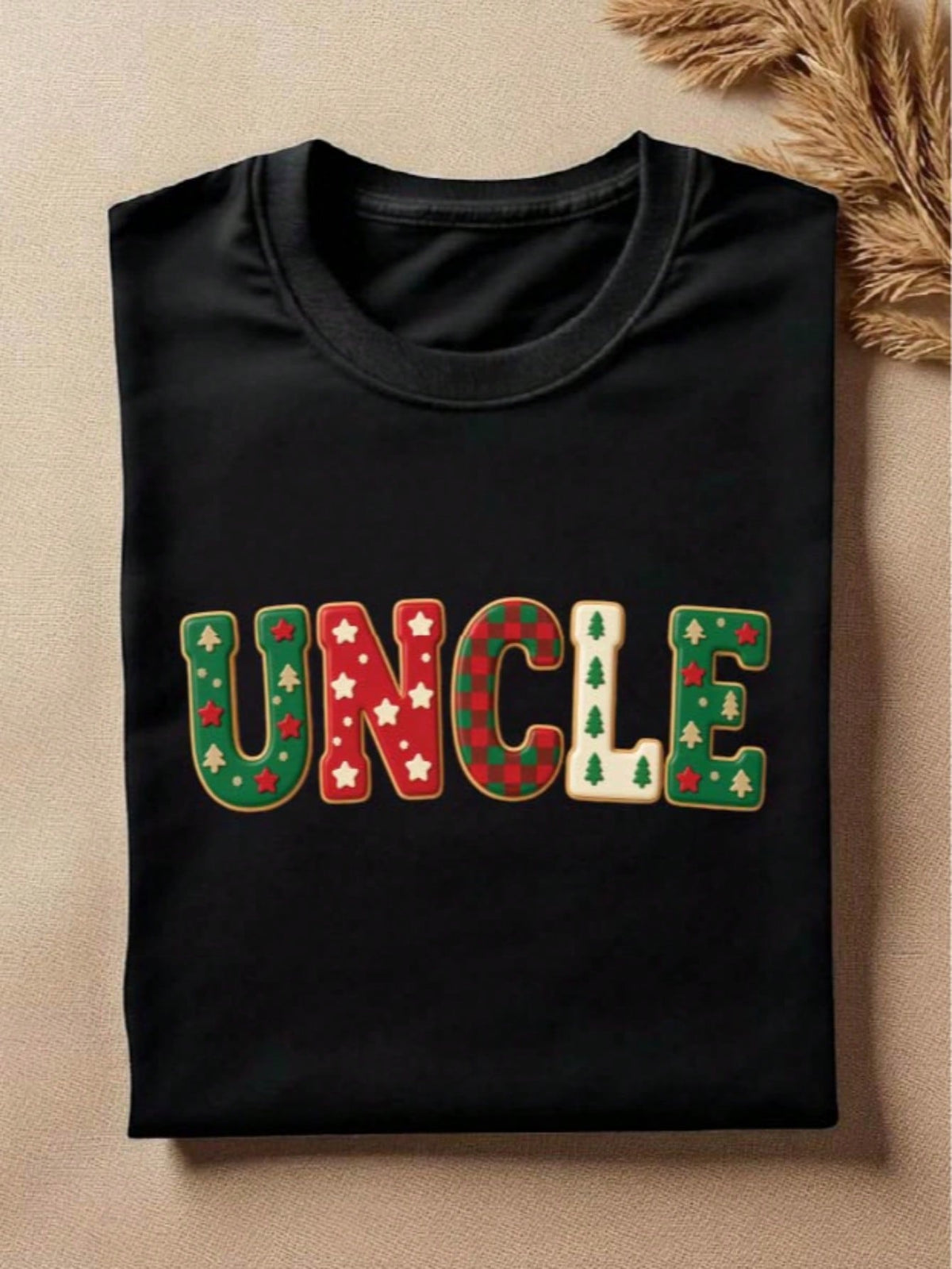1 PC Aunt Uncle Christmas T-Shirt