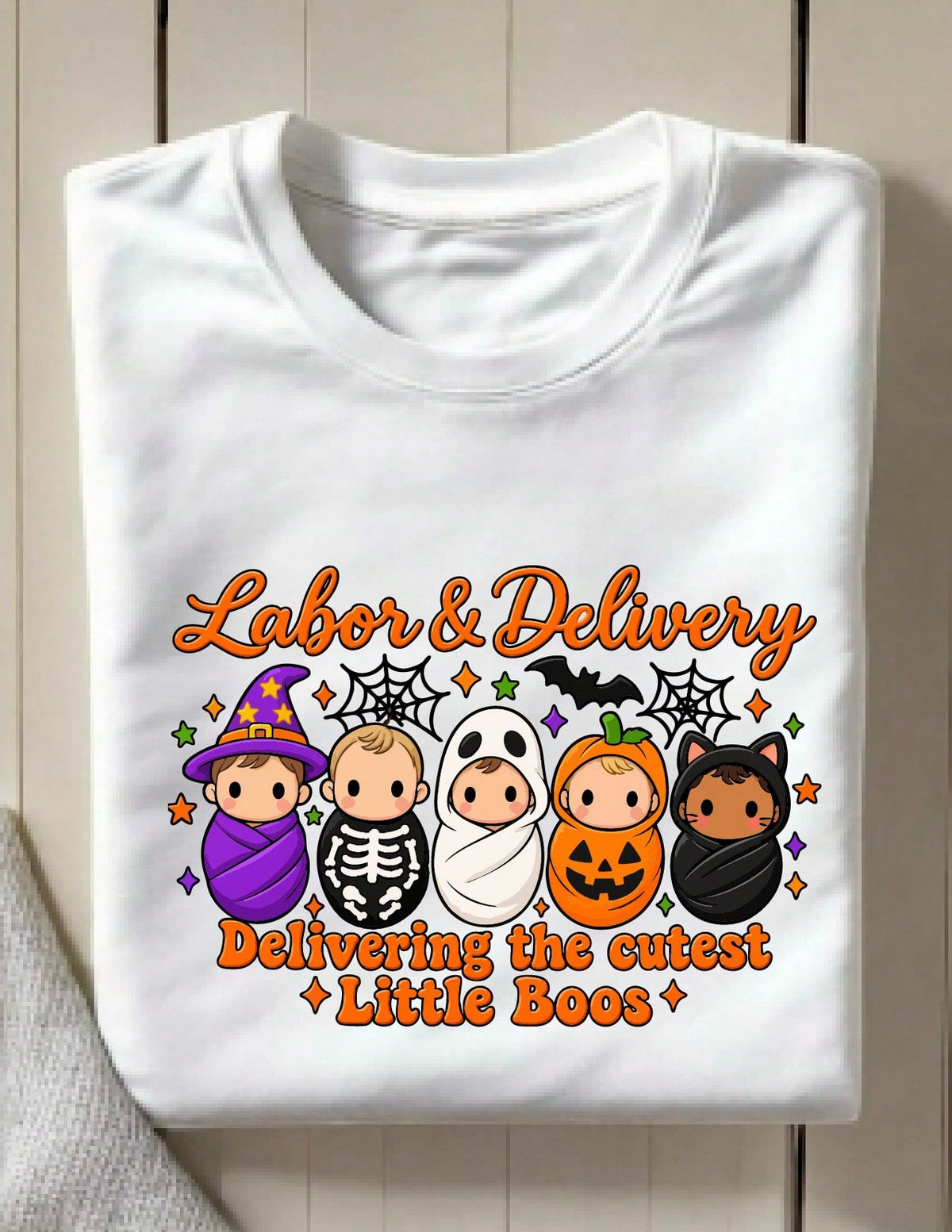 Halloween Labor And Delivery Nurse T-Shirt