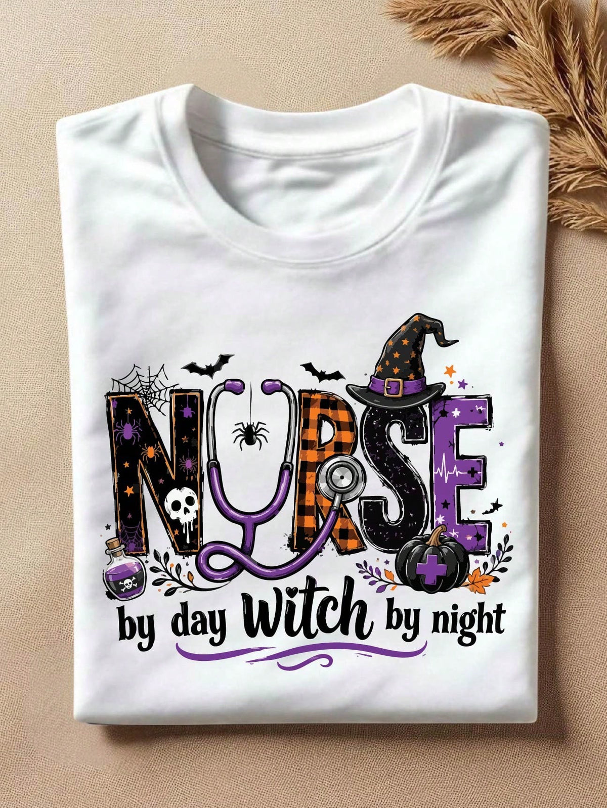 Nurse By Day Witch By Night T-Shirt