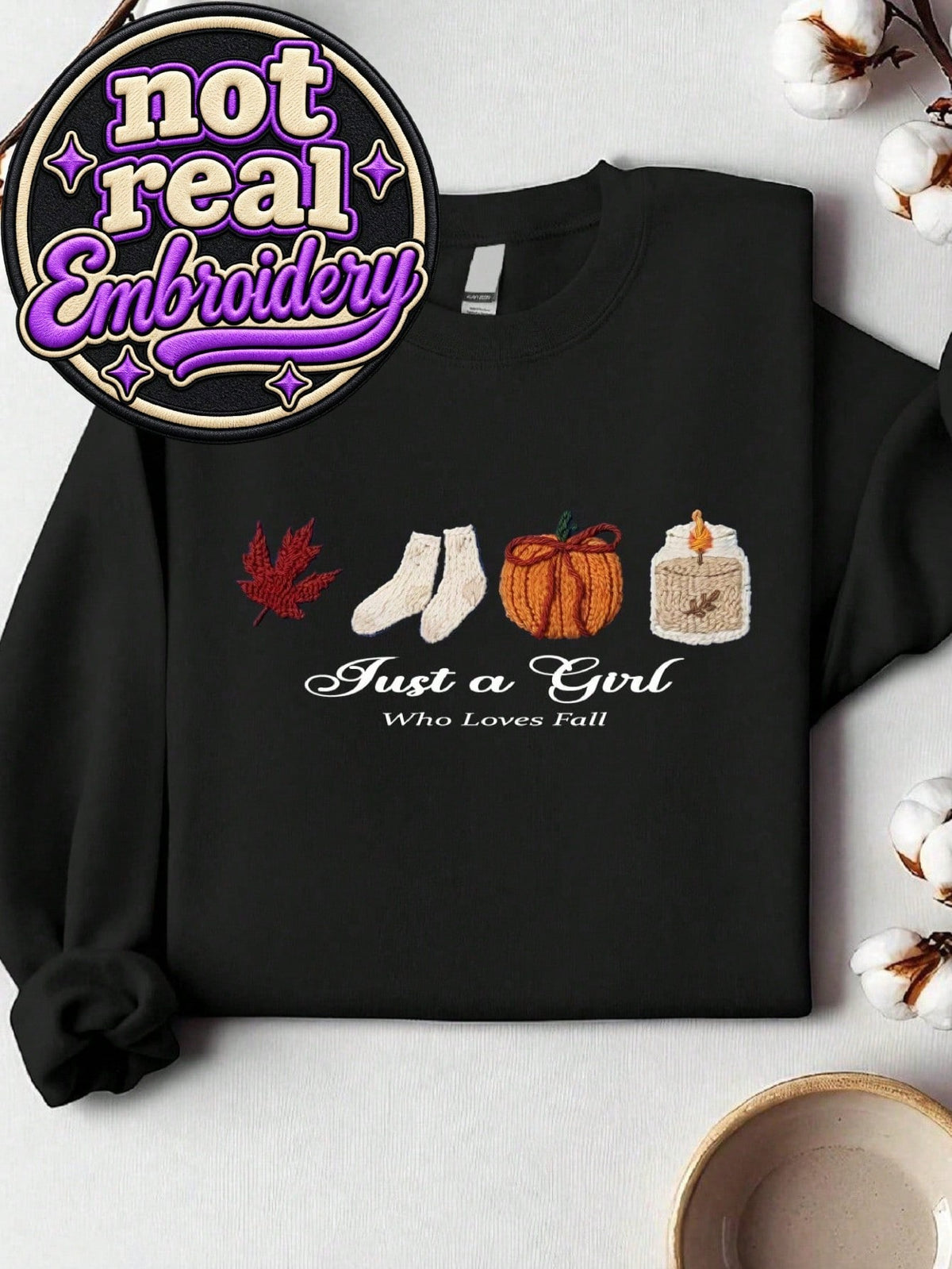 Just A Girl Who Loves Fall Sweatshirt