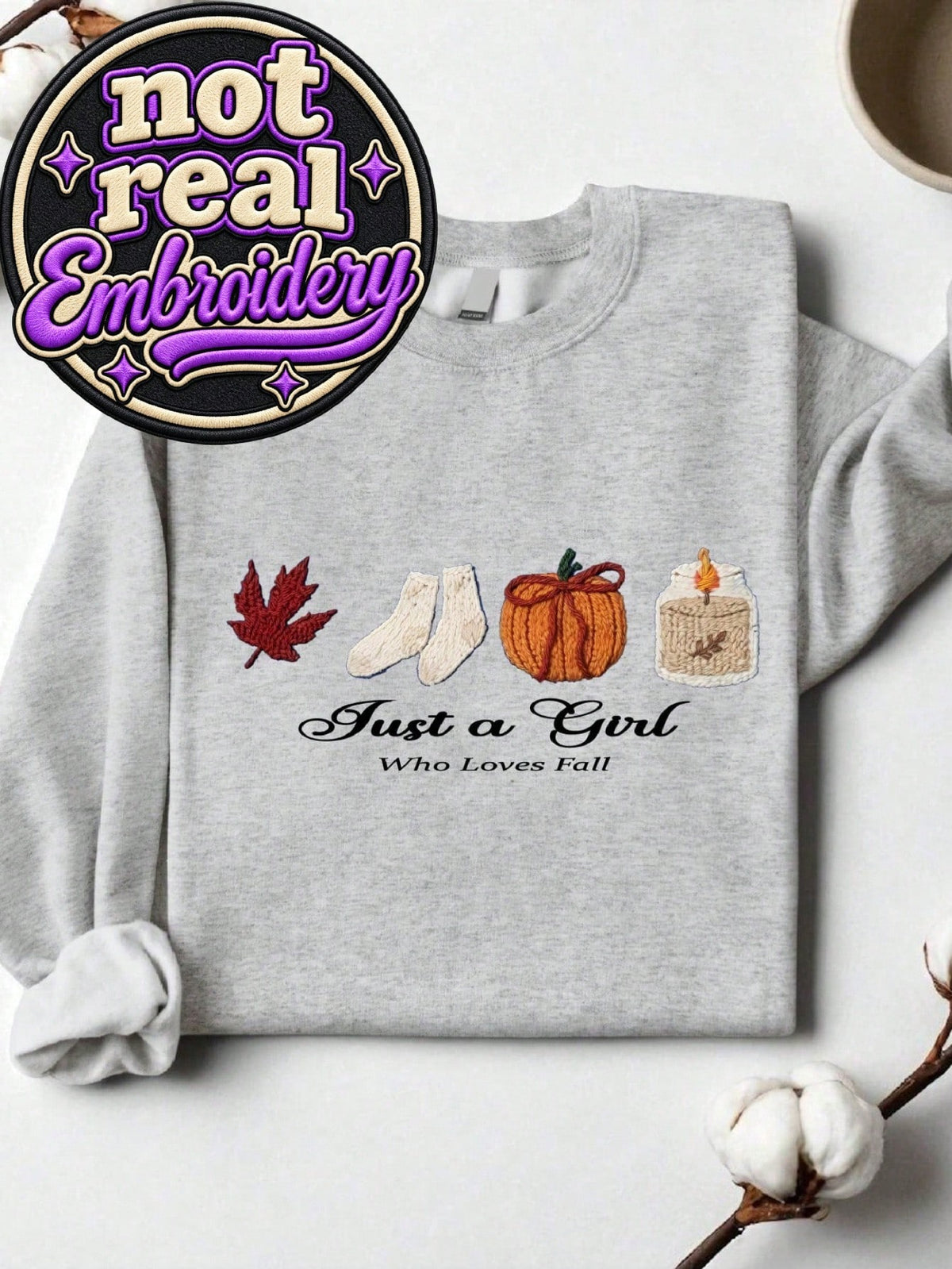 Just A Girl Who Loves Fall Sweatshirt