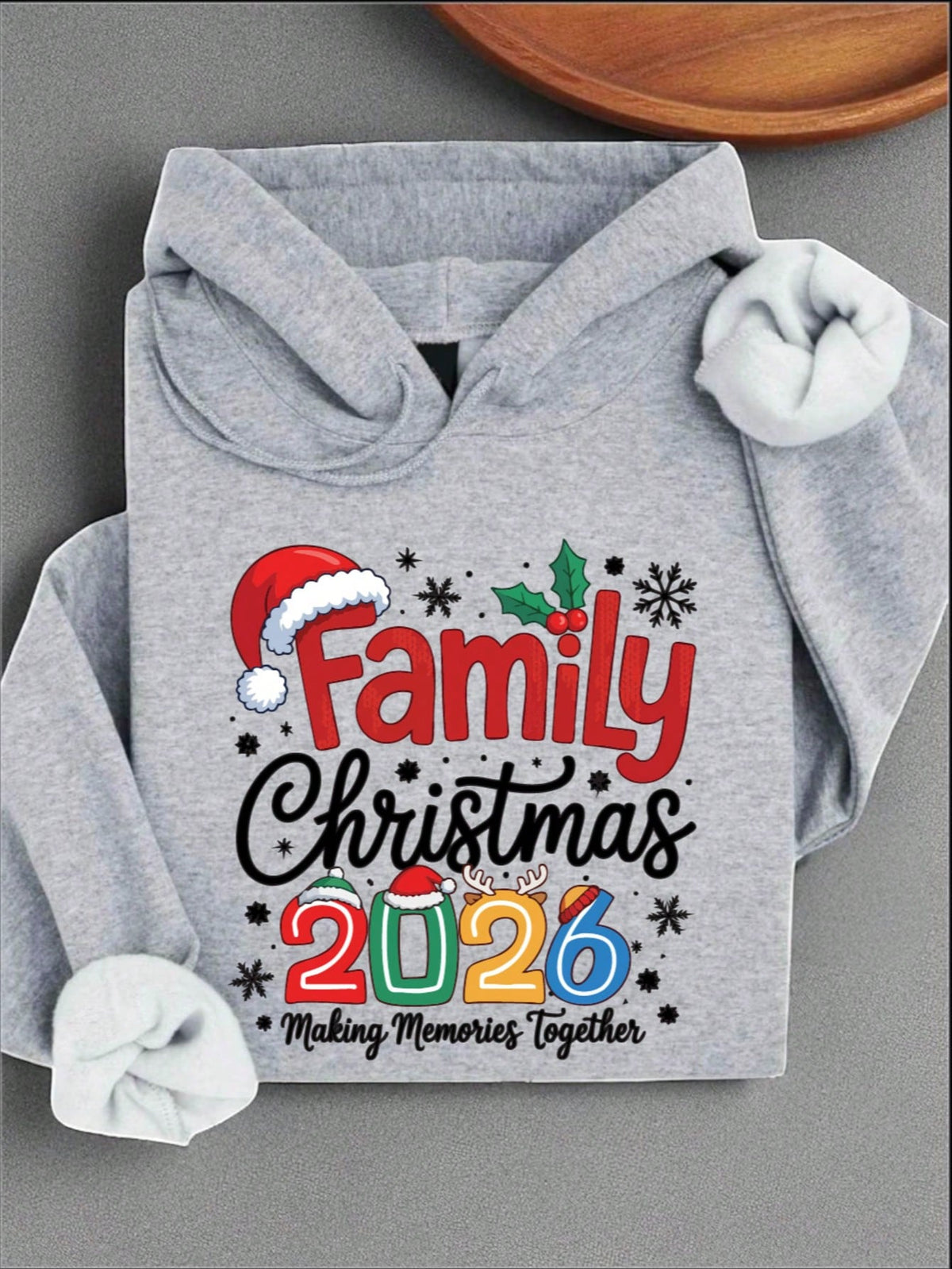 Family Christmas 2026 Unisex Hooded Hoodie
