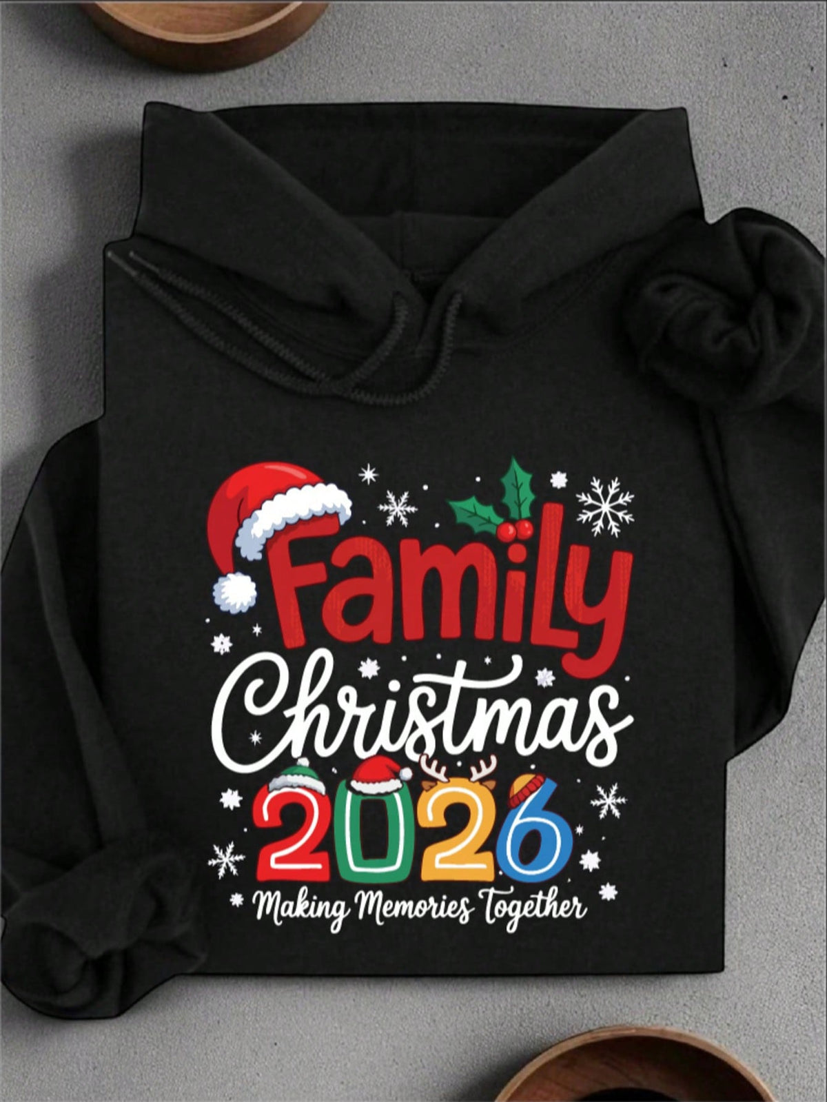 Family Christmas 2026 Unisex Hooded Hoodie