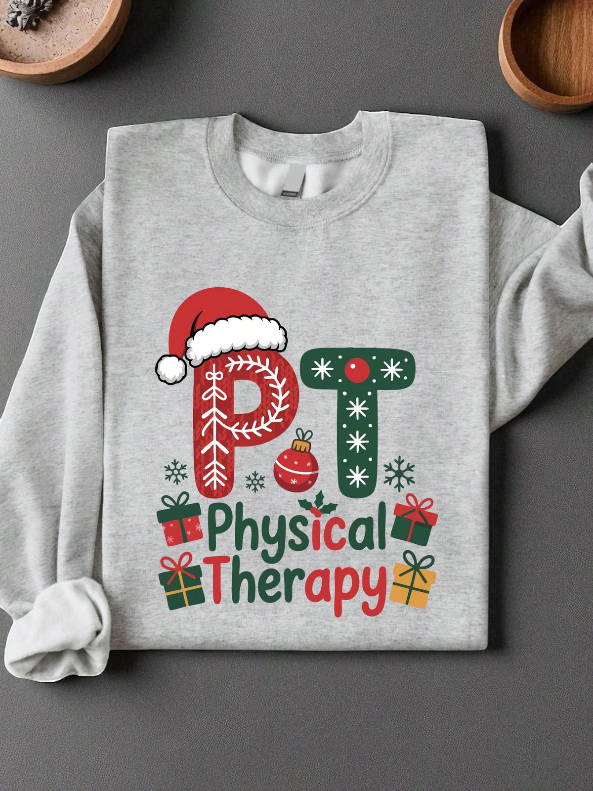 Christmas Physical Therapy Unisex Sweatshirt