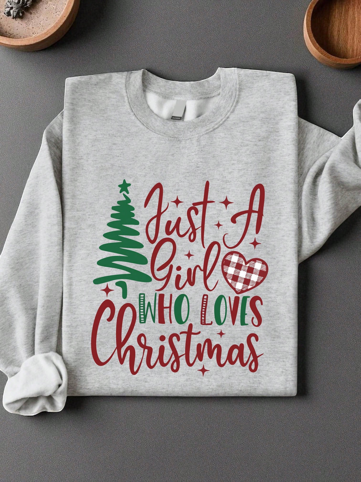Just A Girl Who Loves Christmas Unisex Sweatshirt