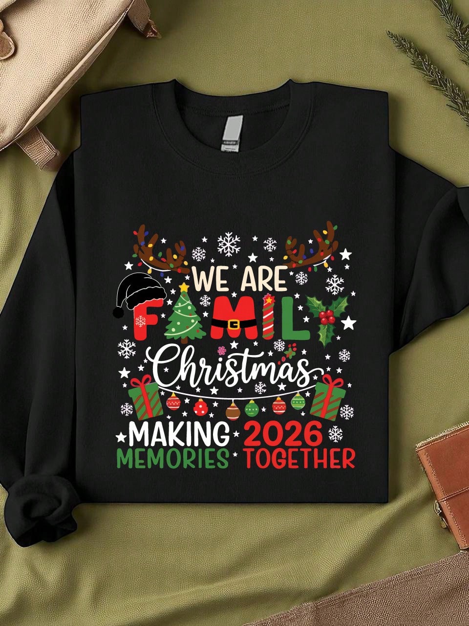 Family Christmas 2026 Making Memories Together Unisex Sweatshirt
