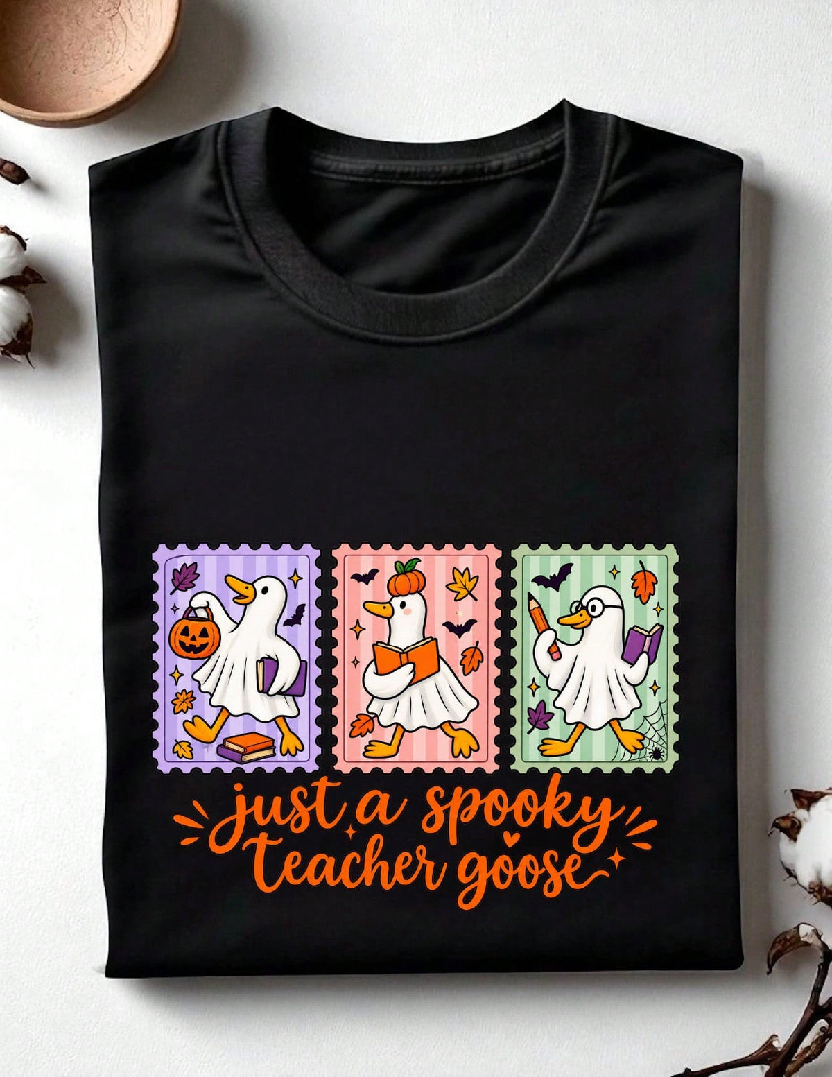 Just A Spooky Teacher Goose T-Shirt