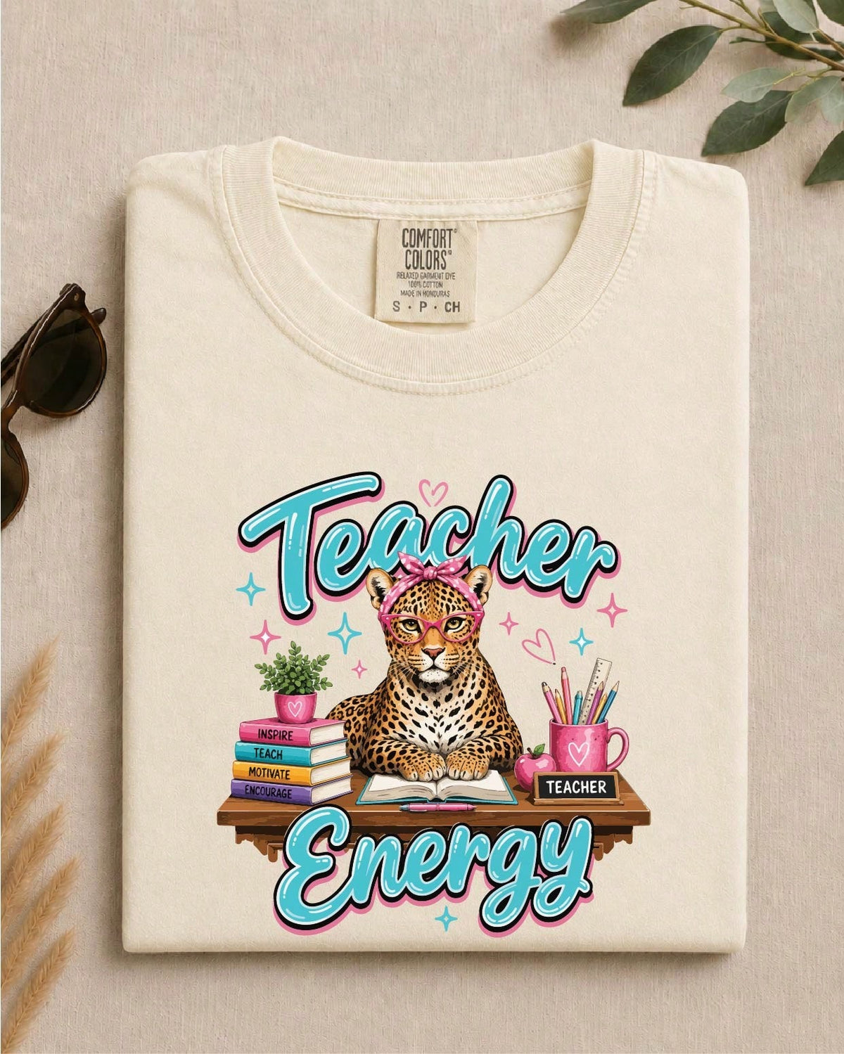 Leopard Teacher T-Shirt