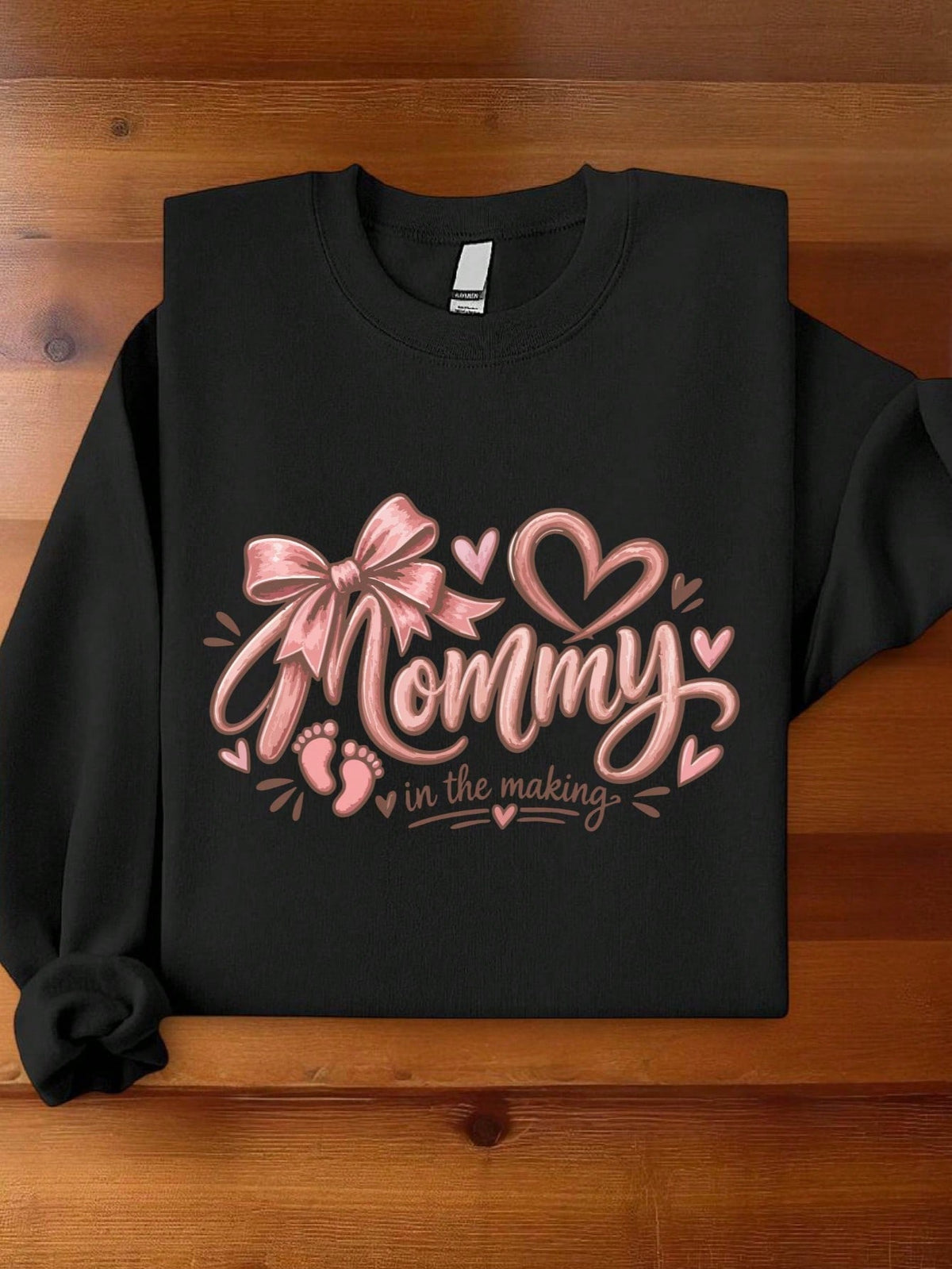 1 PC Mommy Daddy In The Making Sweatshirt