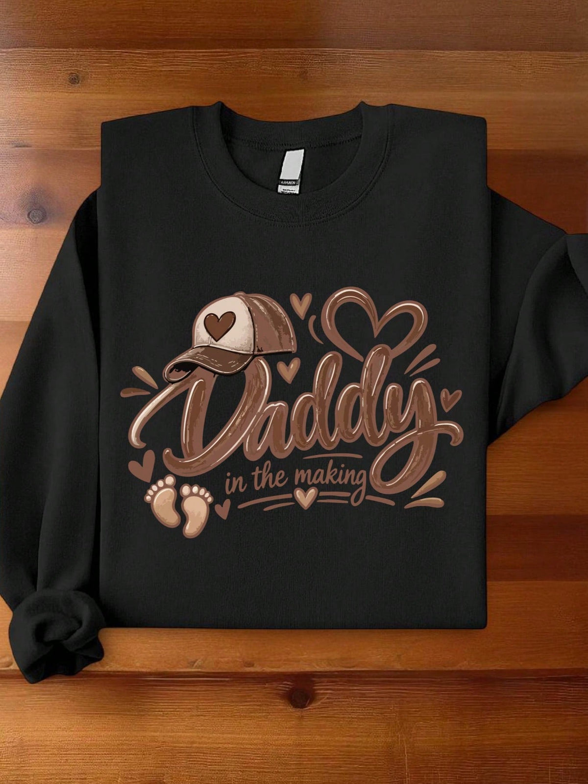 1 PC Mommy Daddy In The Making Sweatshirt