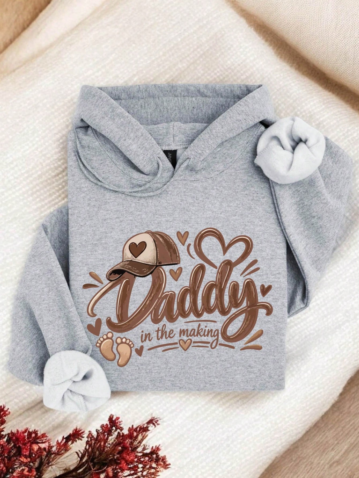 1 PC Mommy Daddy In The Making Hoodie