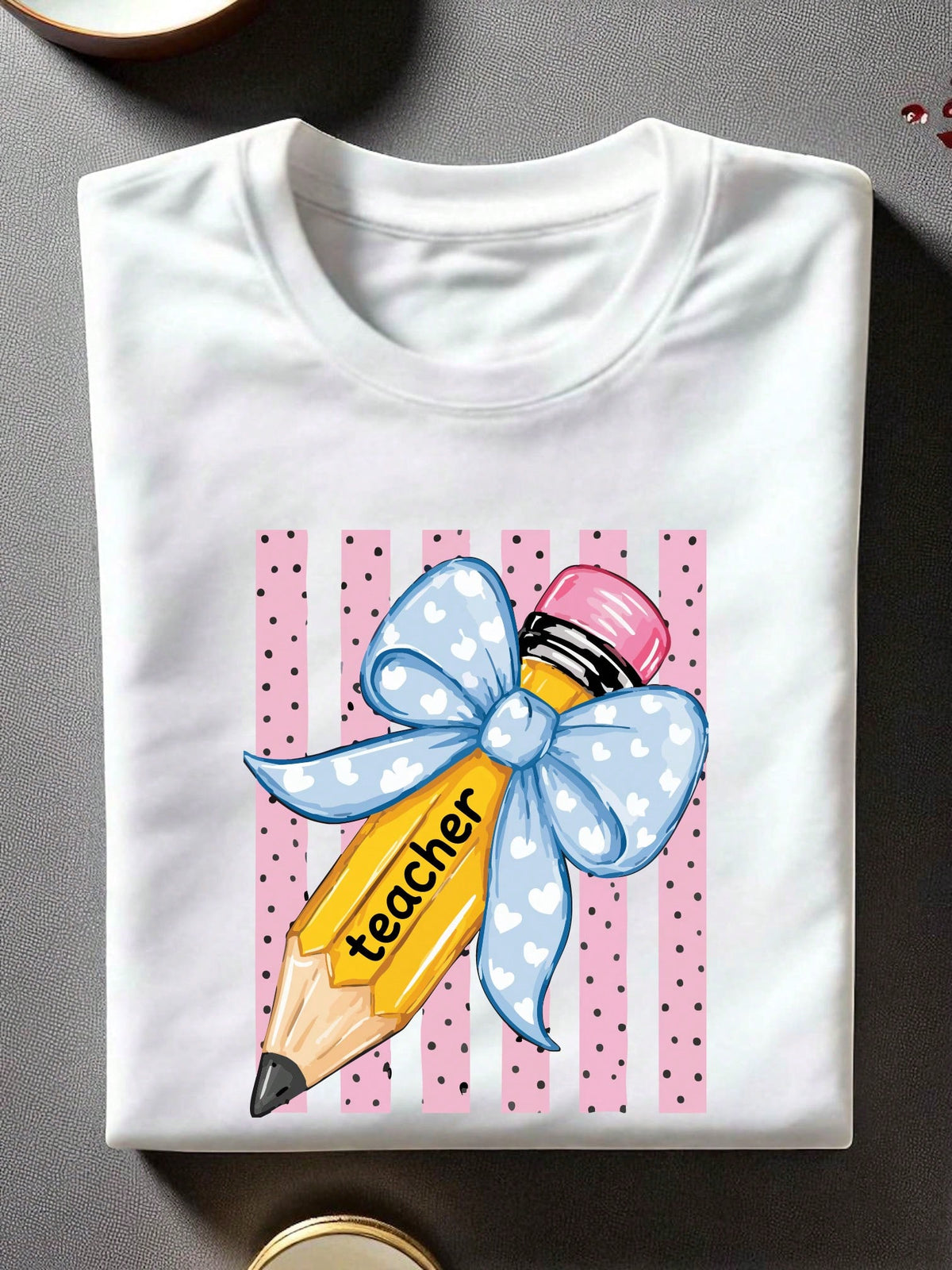 Floral Coquette Teacher Unisex T-Shirt