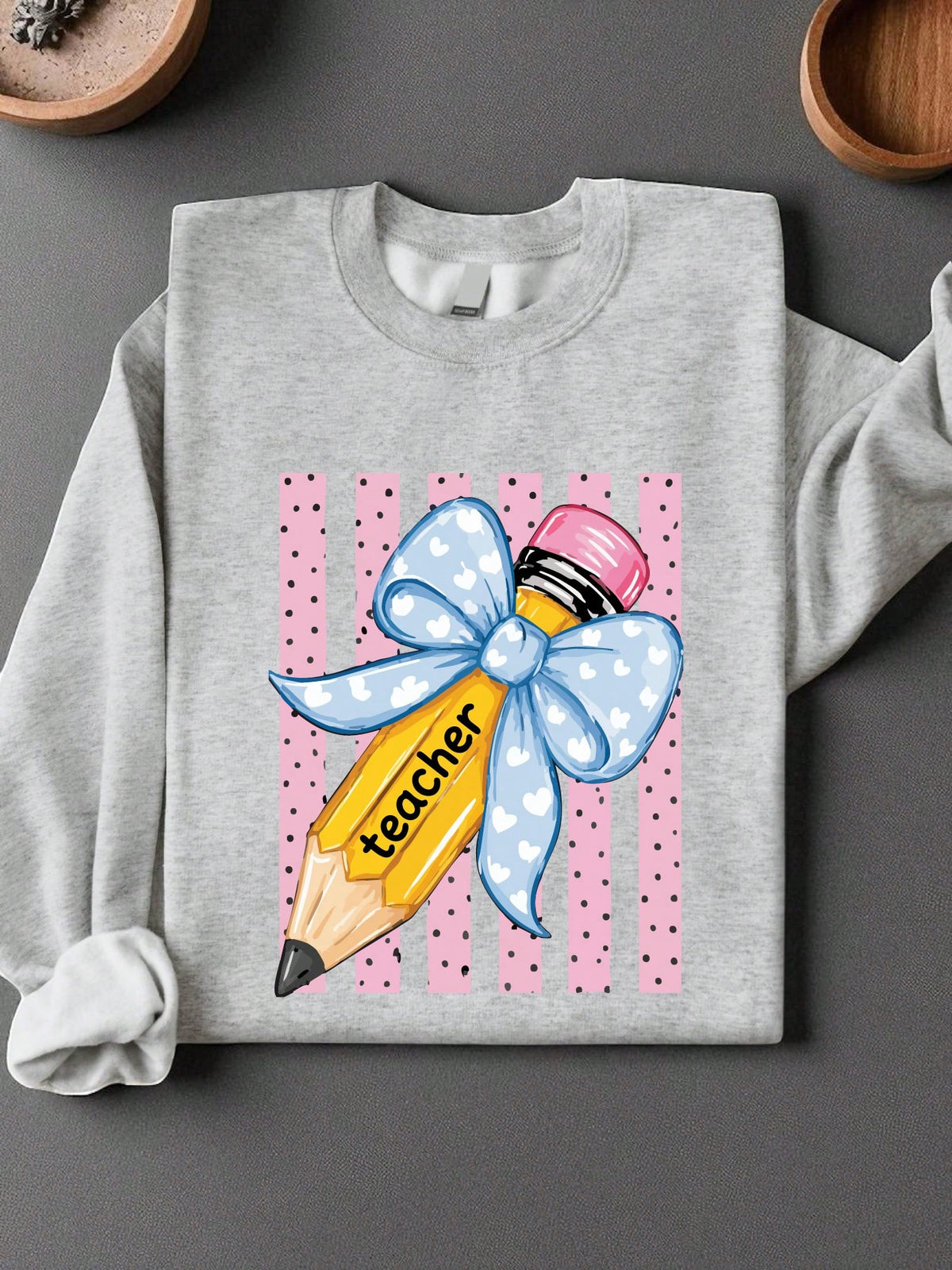 Floral Coquette Teacher Unisex Sweatshirt