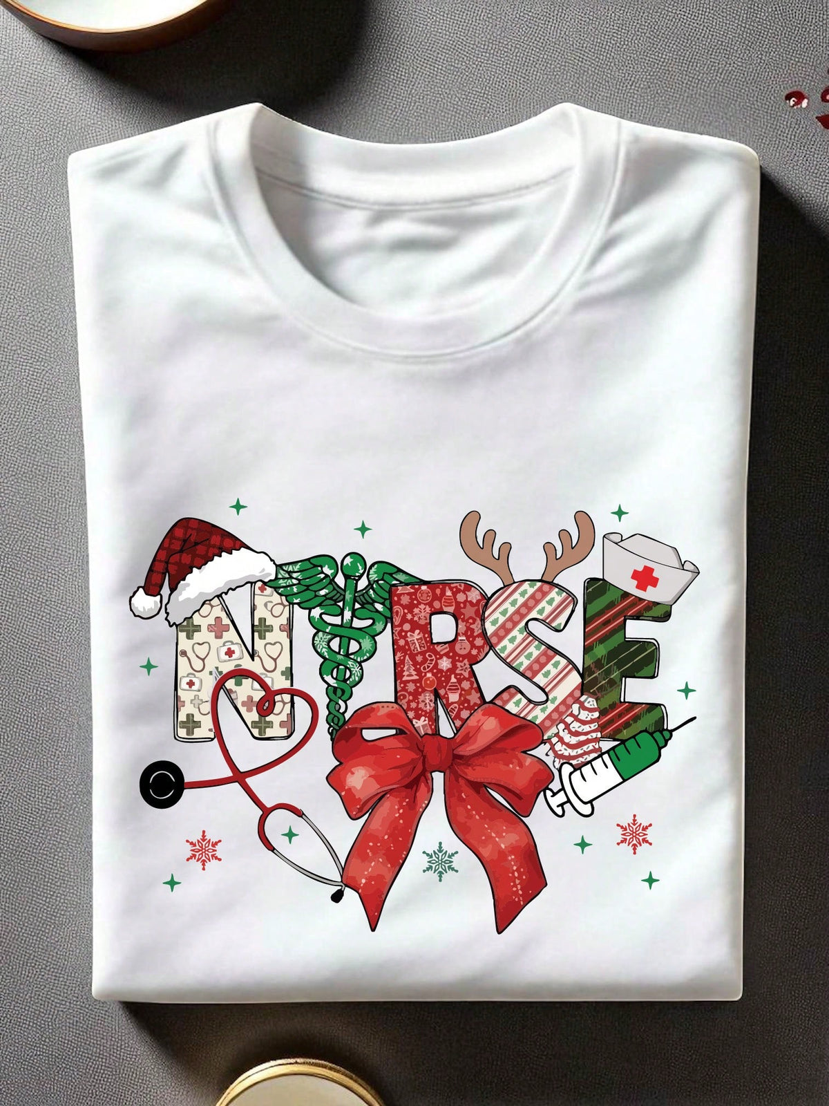 Christmas Nurse Unisex T-Shirt