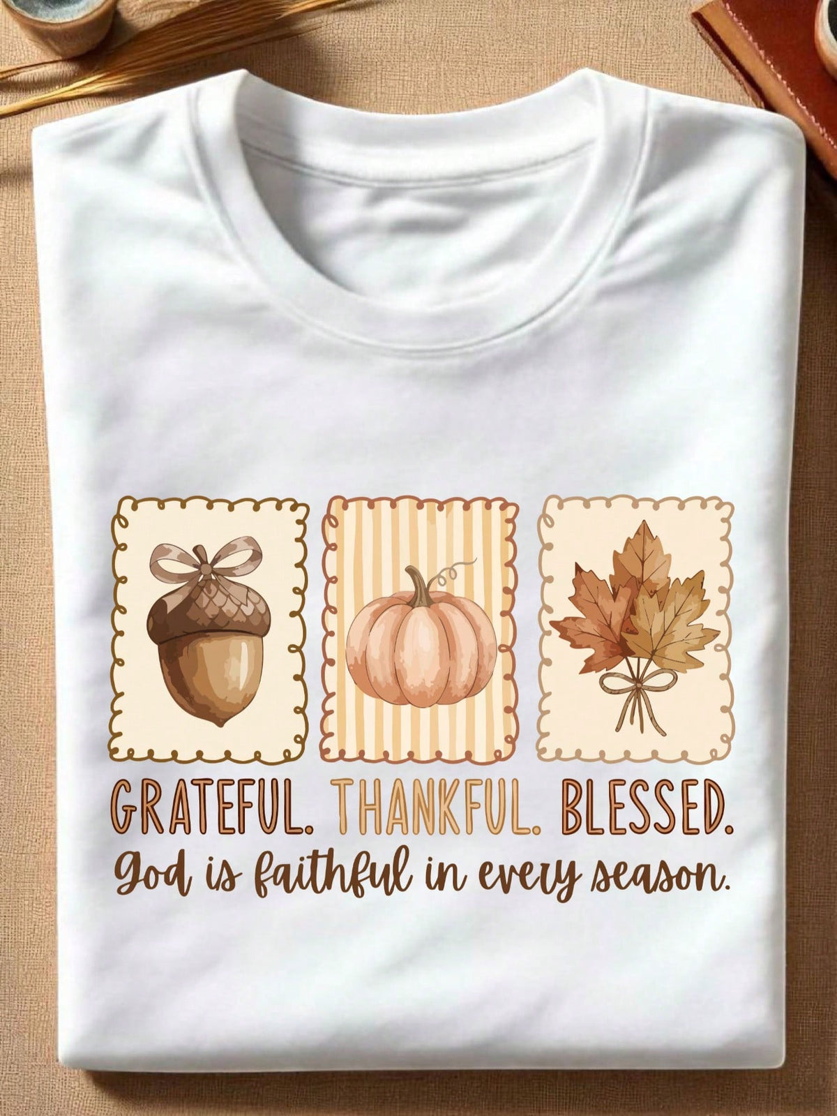 Grateful Thankful Blessed T-Shirt