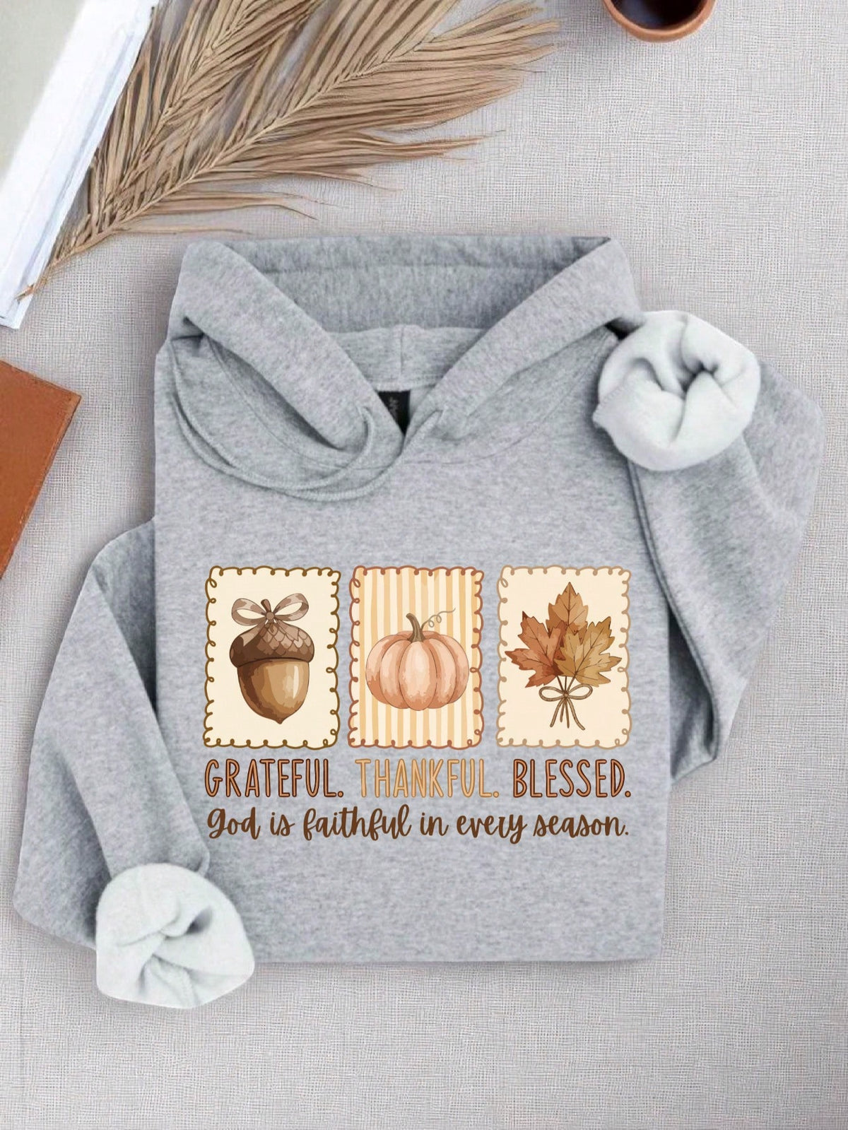 Grateful Thankful Blessed Hoodie