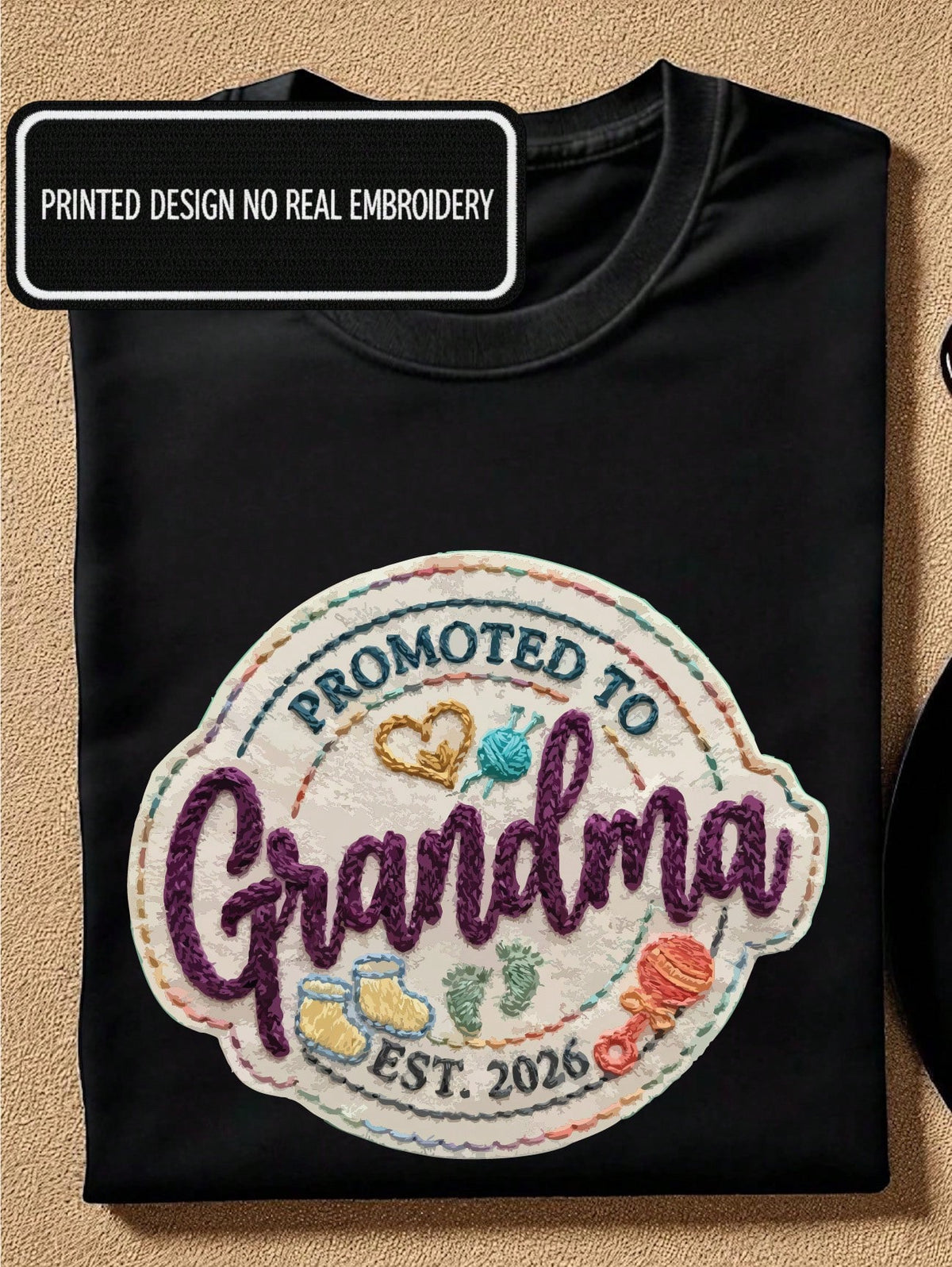 Promoted To Grandma 2026 T-Shirt