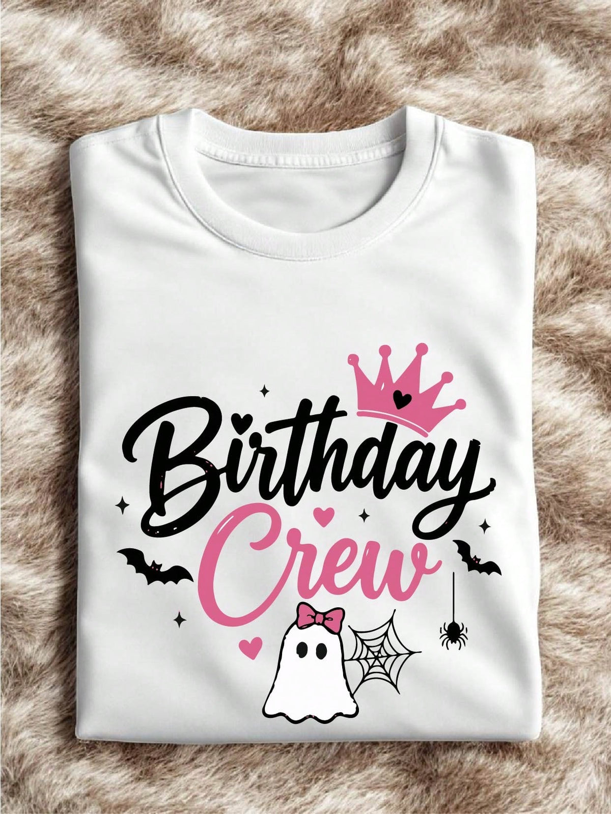 1 PC Halloween Birthday Queen T-Shirt
