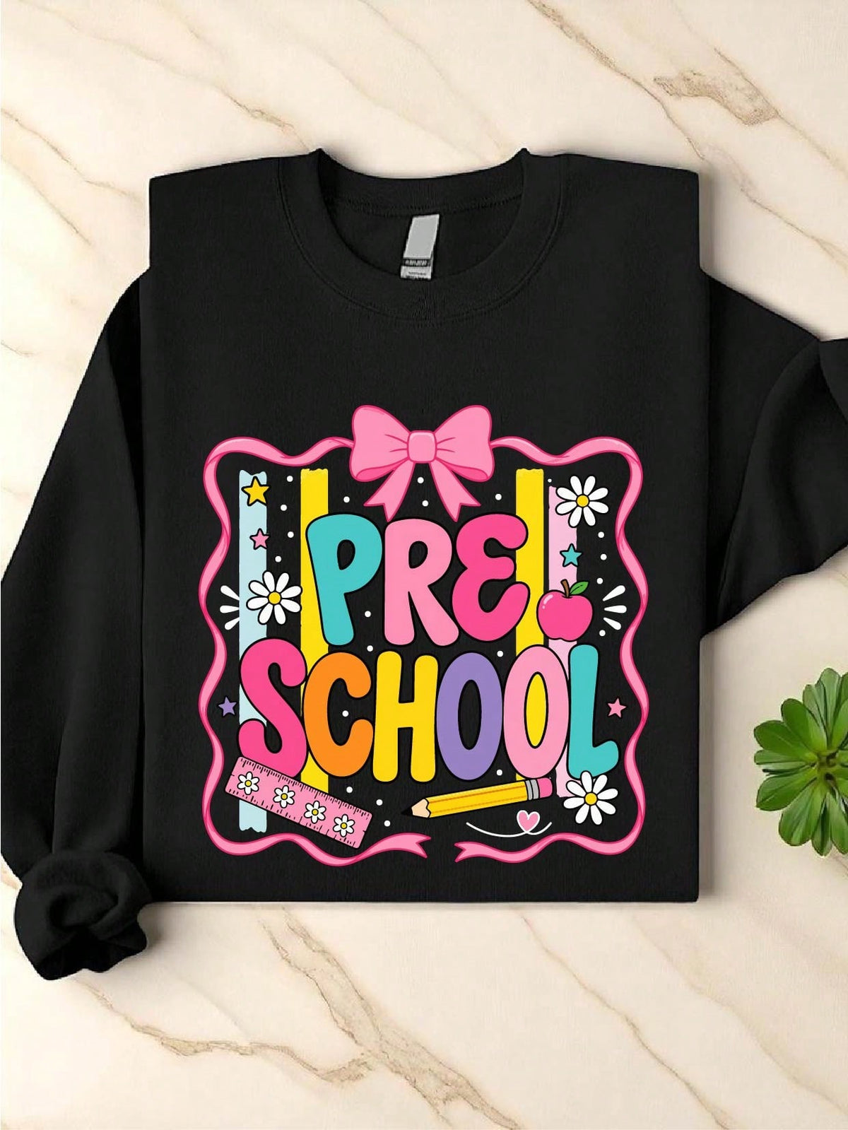 Pre-School Coquette Bow Sweatshirt