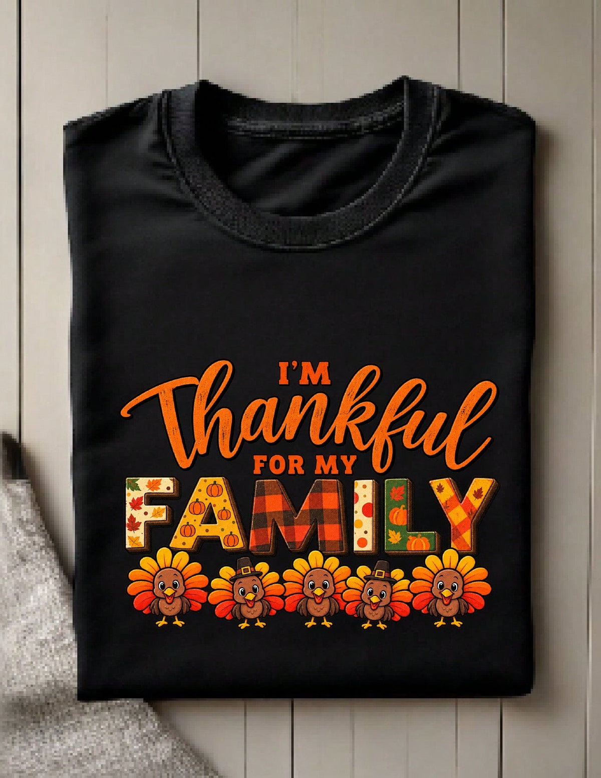Thankful For My Family T-Shirt