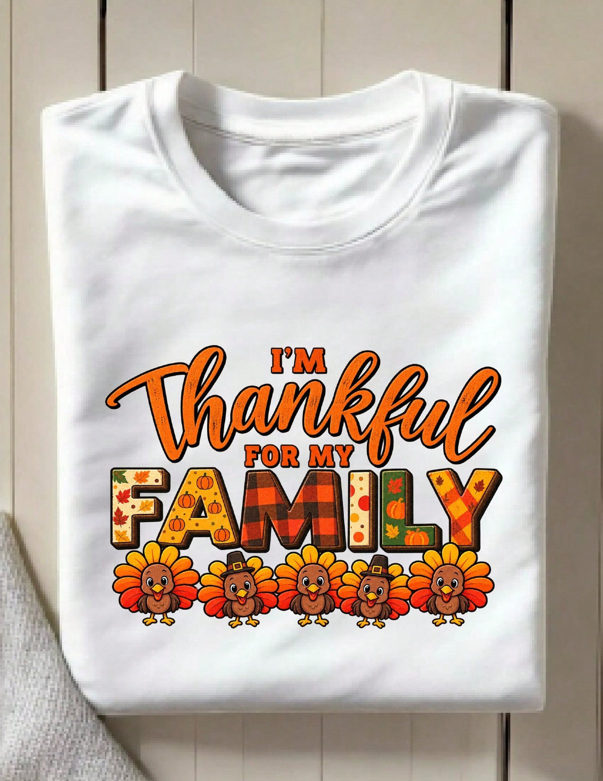Thankful For My Family T-Shirt