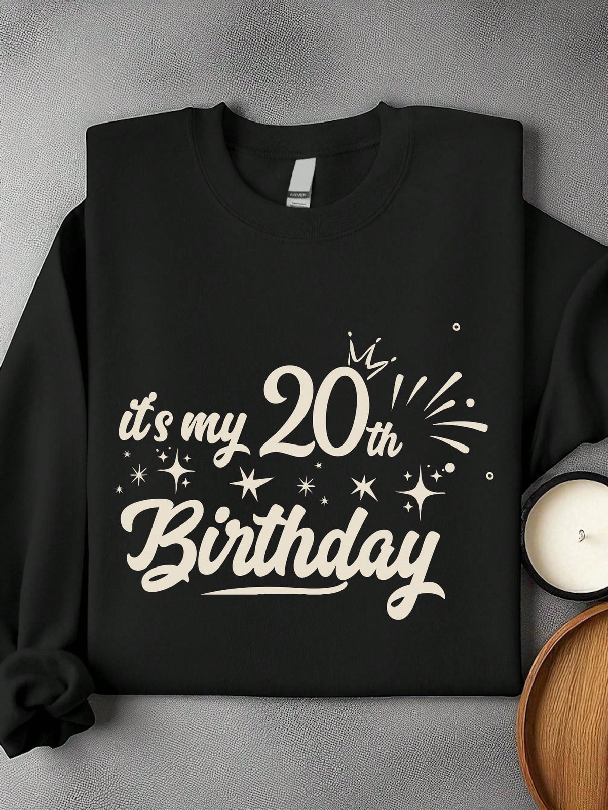 1PC 20th Birthday Celebration And Birthday Crew Unisex Sweatshirt