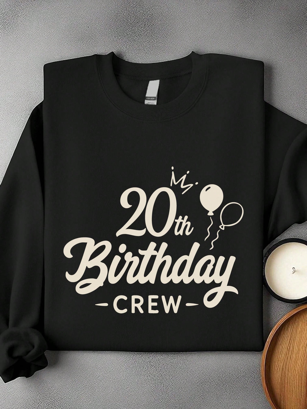 1PC 20th Birthday Celebration And Birthday Crew Unisex Sweatshirt