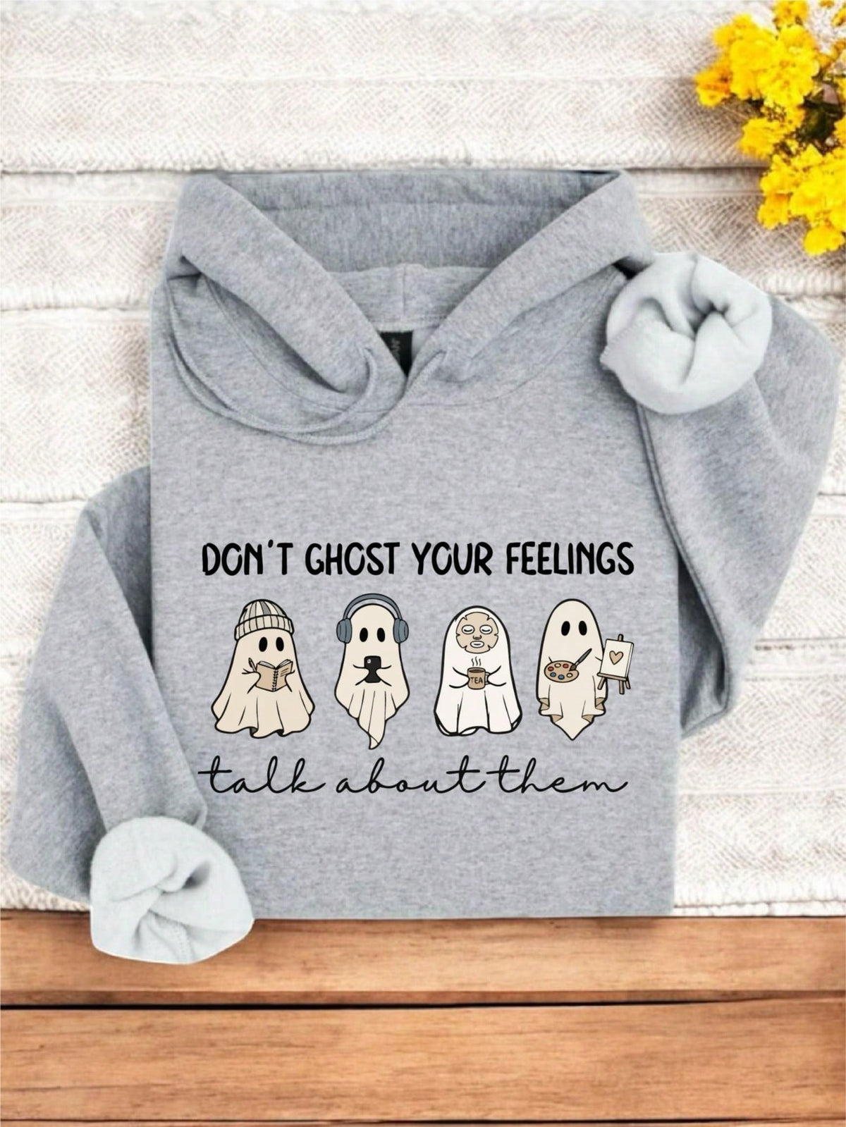 Mental Health Ghost Hoodie