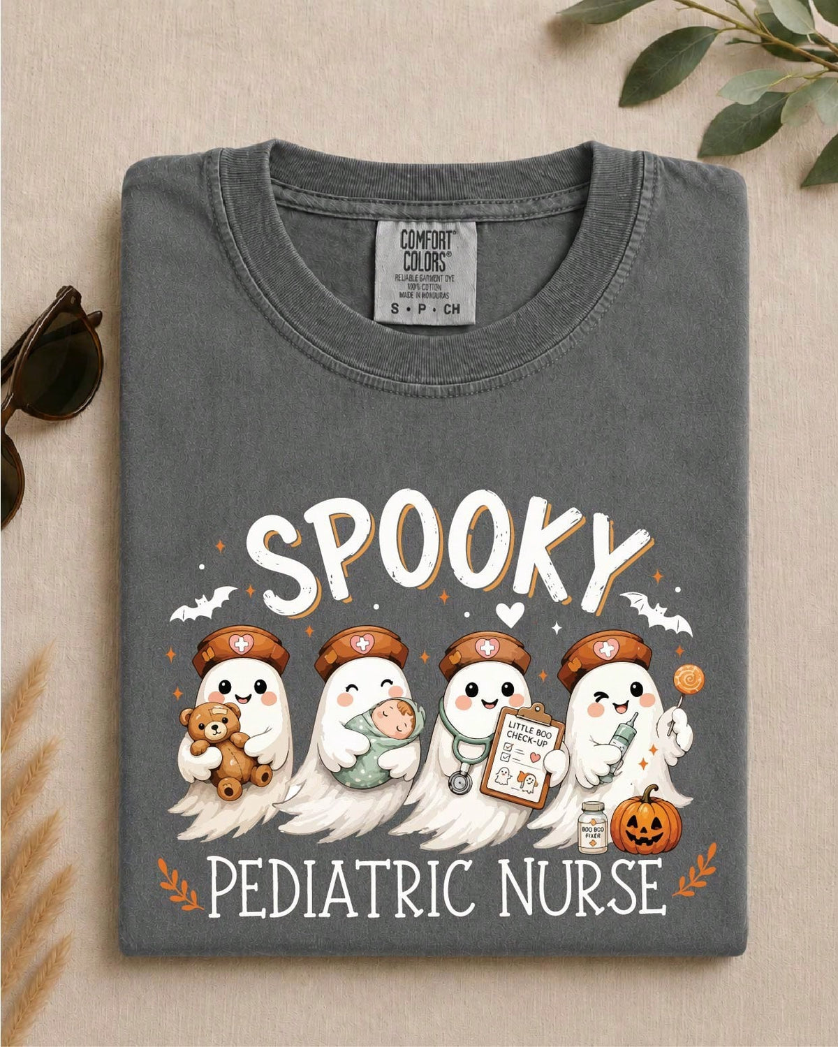 Spooky Pediatric Nurse T-Shirt