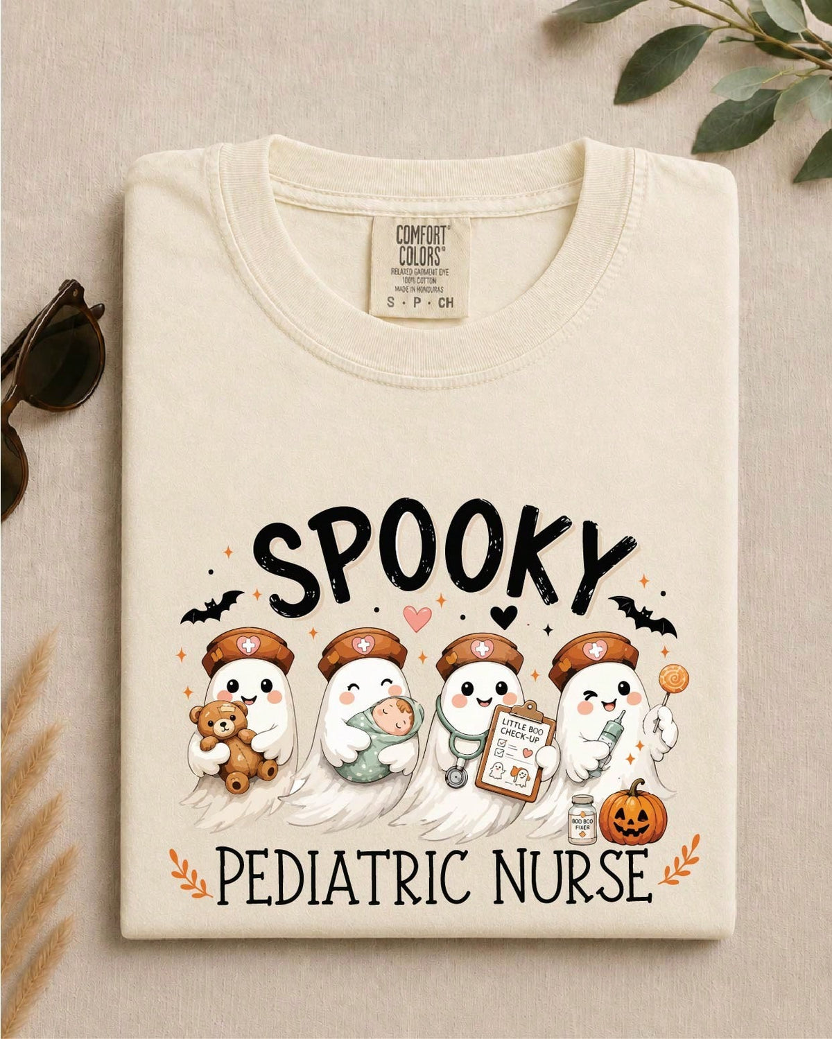 Spooky Pediatric Nurse T-Shirt