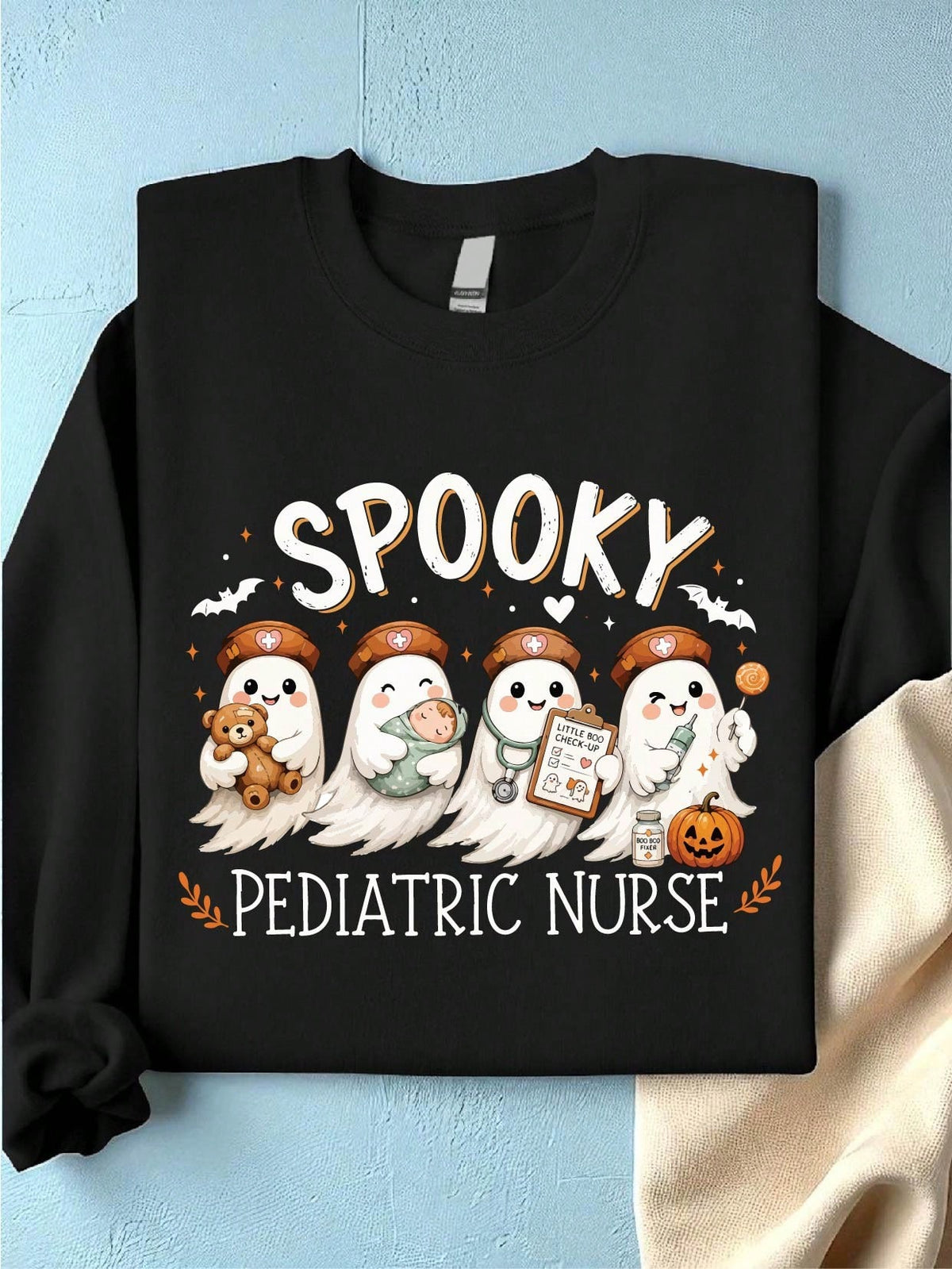 Spooky Pediatric Nurse Sweatshirt
