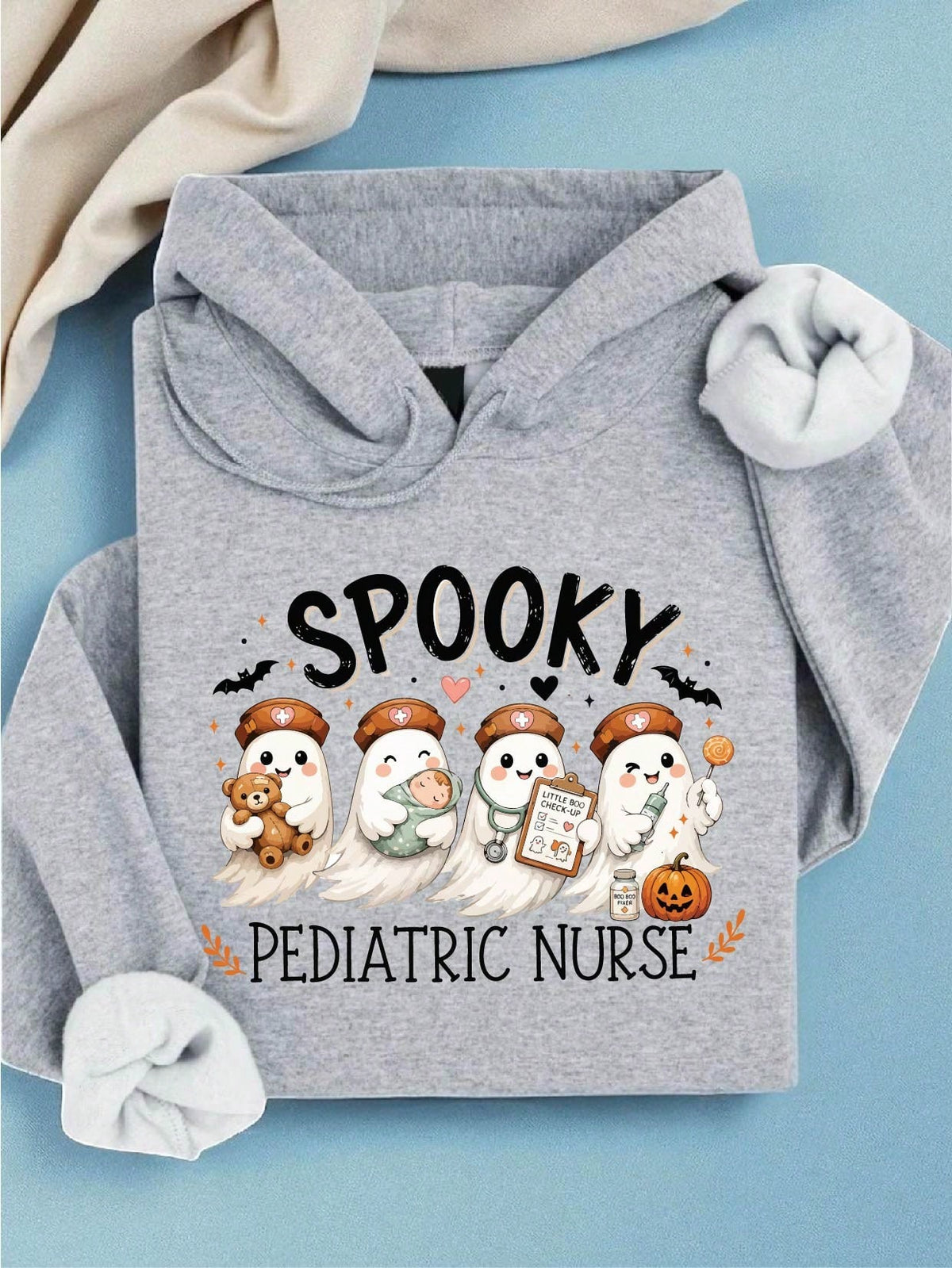 Spooky Pediatric Nurse Hoodie