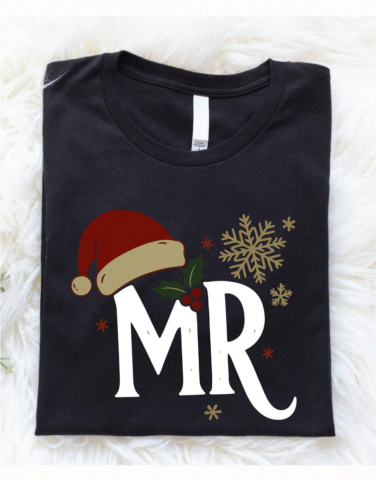 1PC Christmas MR & Mrs T-Shirt