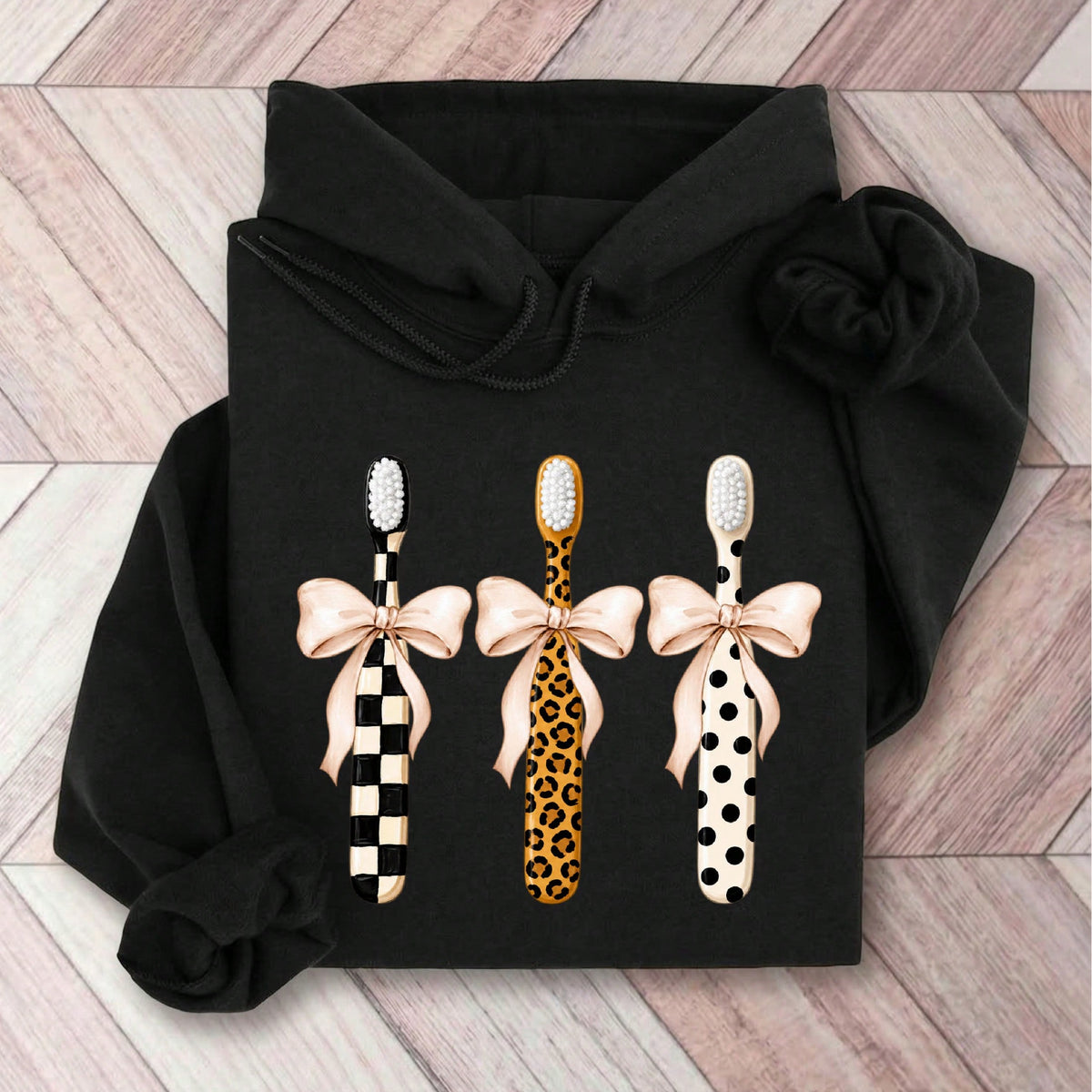 Leopard Toothbrush Dental Hoodie