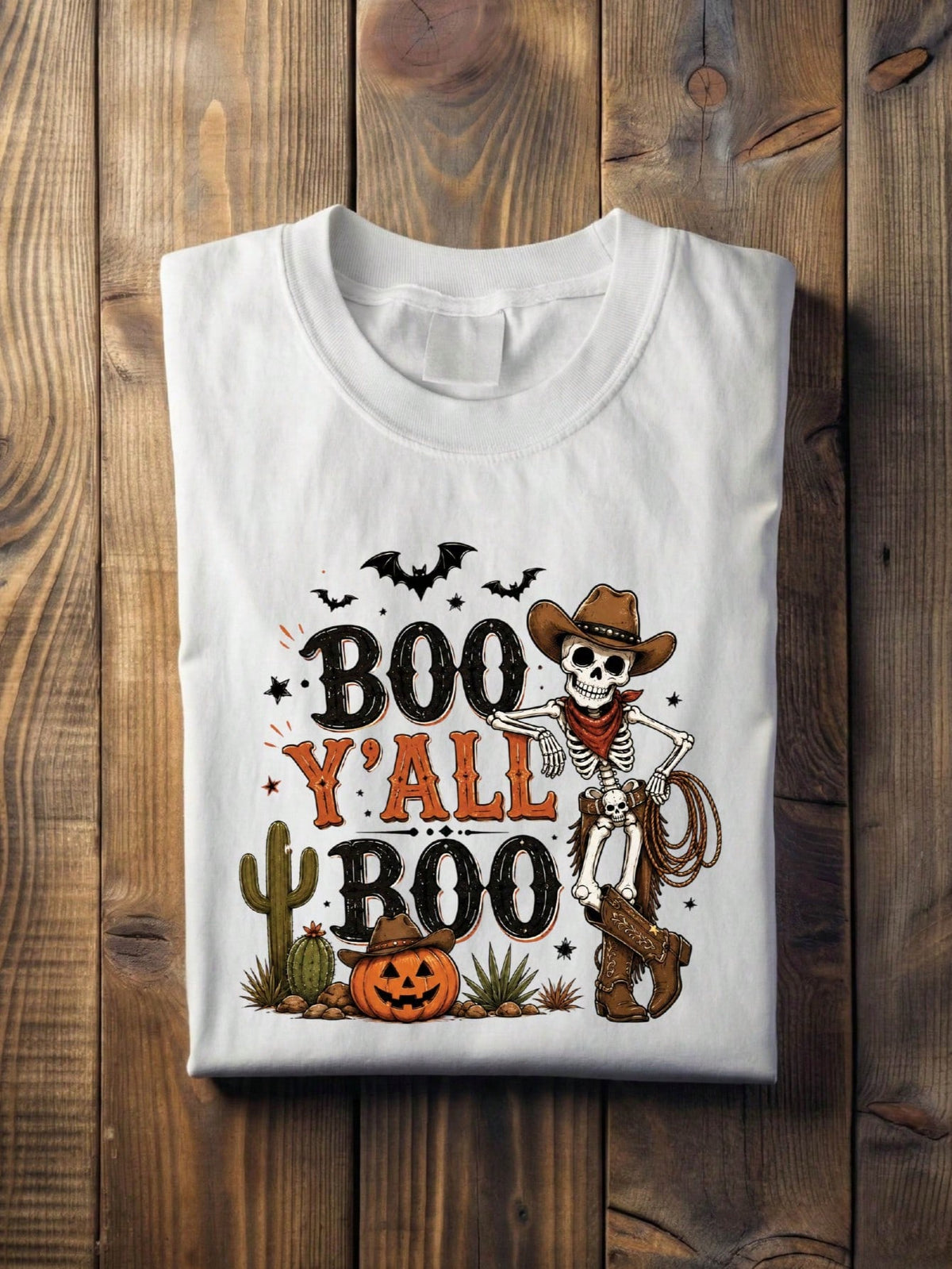 Boo Y'all Halloween T-Shirt