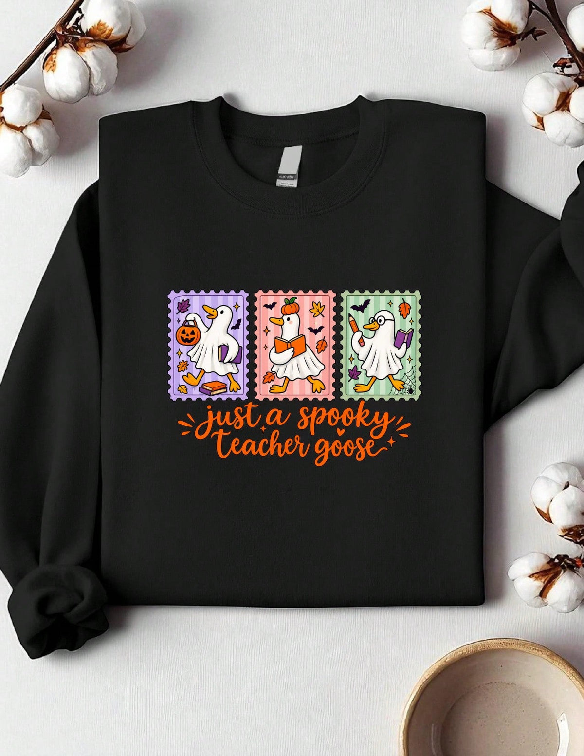 Just A Spooky Teacher Goose Sweatshirt