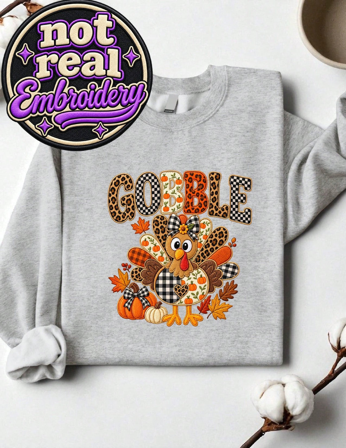 Thanksgiving Turkey (Graphic Print) Sweatshirt