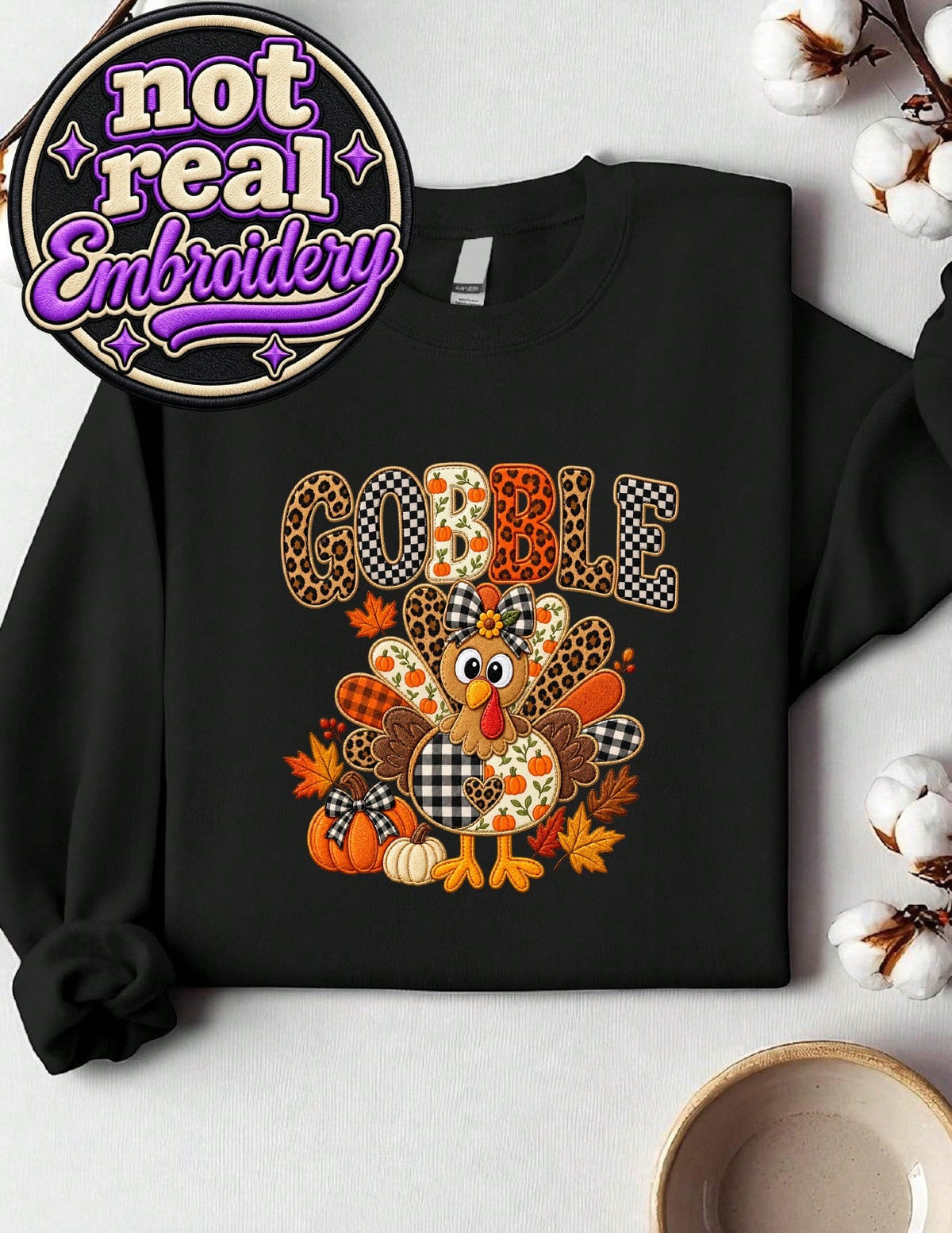 Thanksgiving Turkey (Graphic Print) Sweatshirt