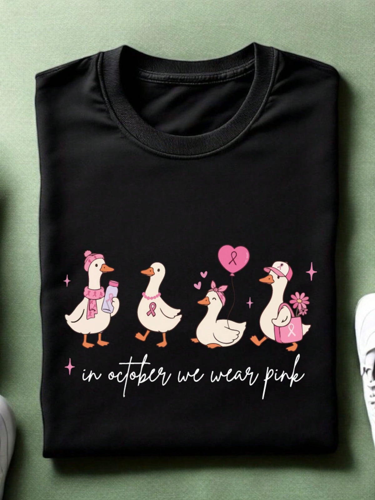 In October We Wear Pink Unisex T-Shirt