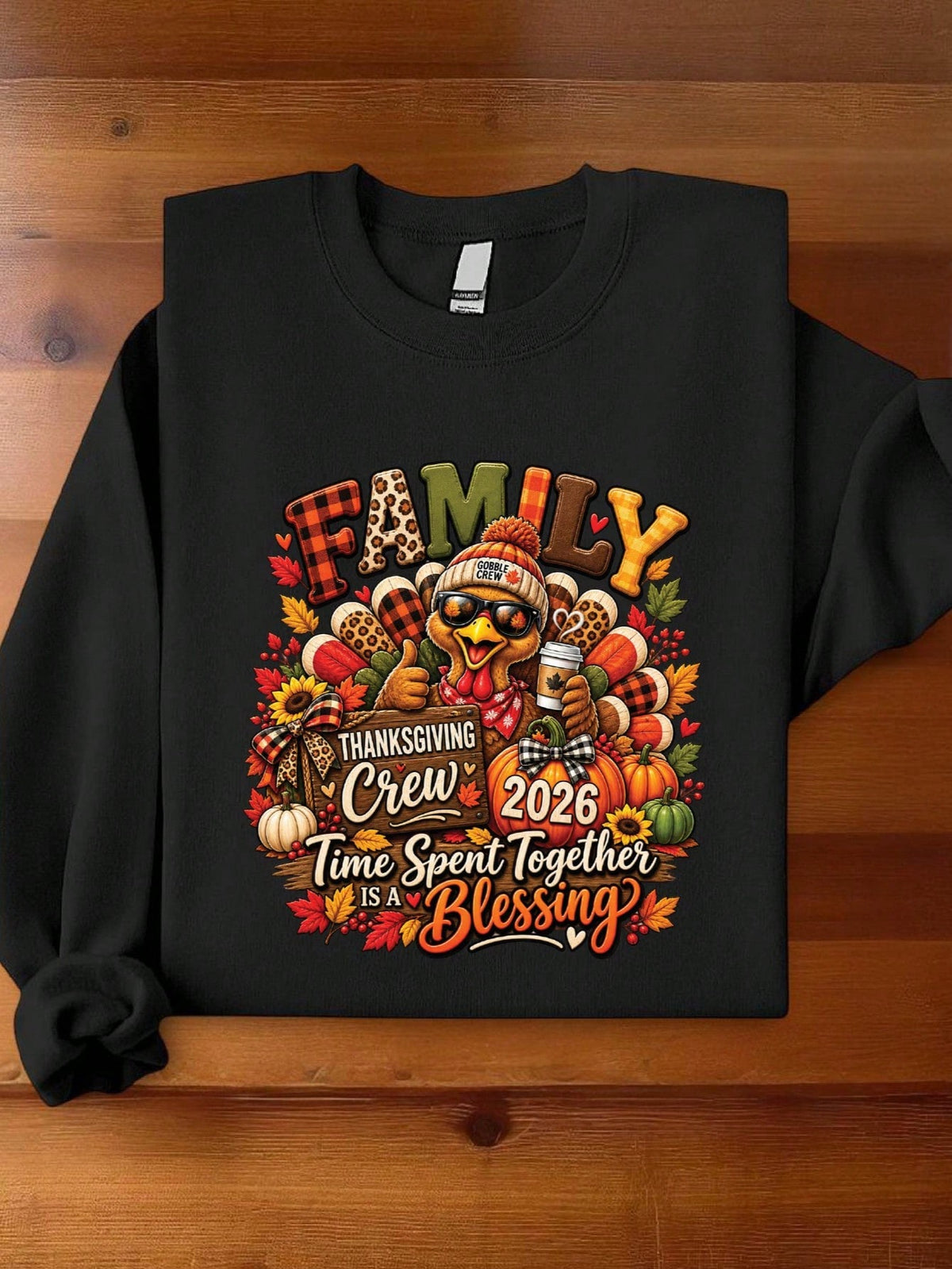 Family Thanksgiving Crew 2026 Sweatshirt