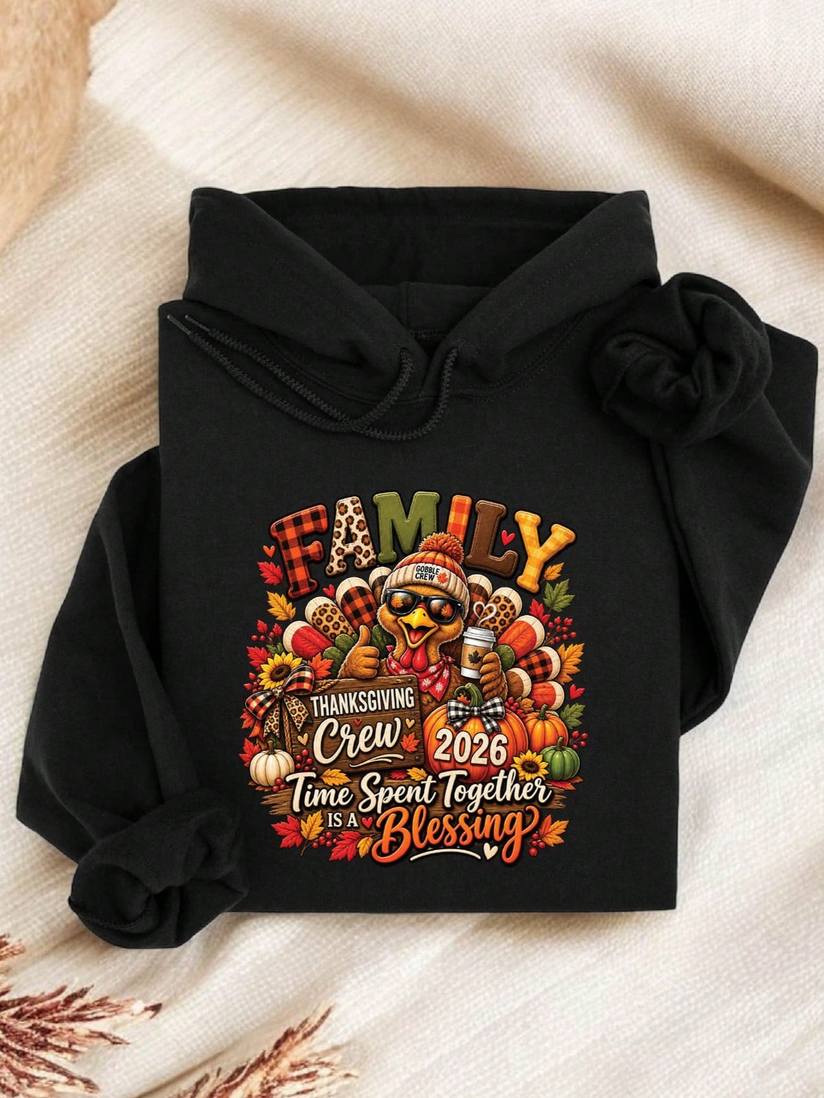 Family Thanksgiving Crew 2026 Hoodie