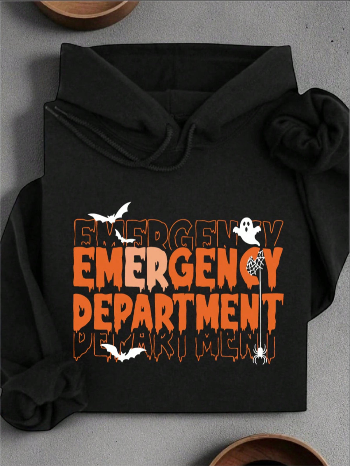 Halloween Emergency Department Unisex Hooded Hoodie