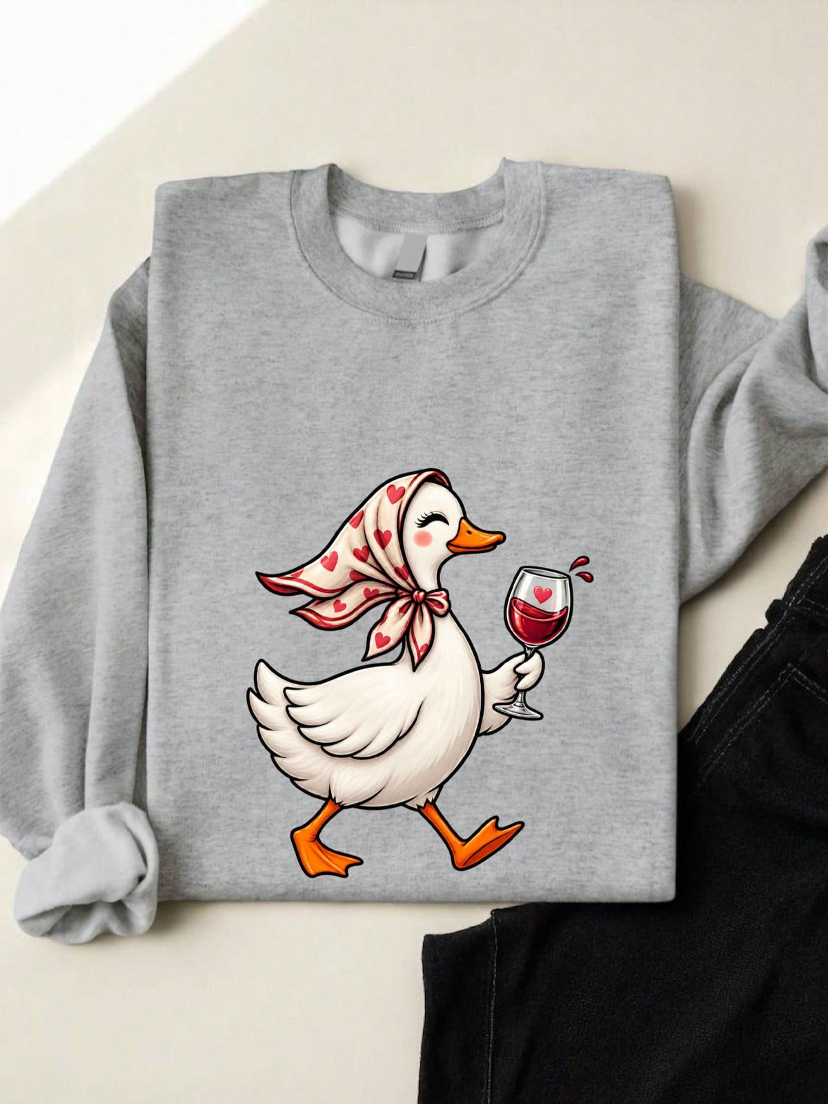 Happy Goose Lady Sweatshirt