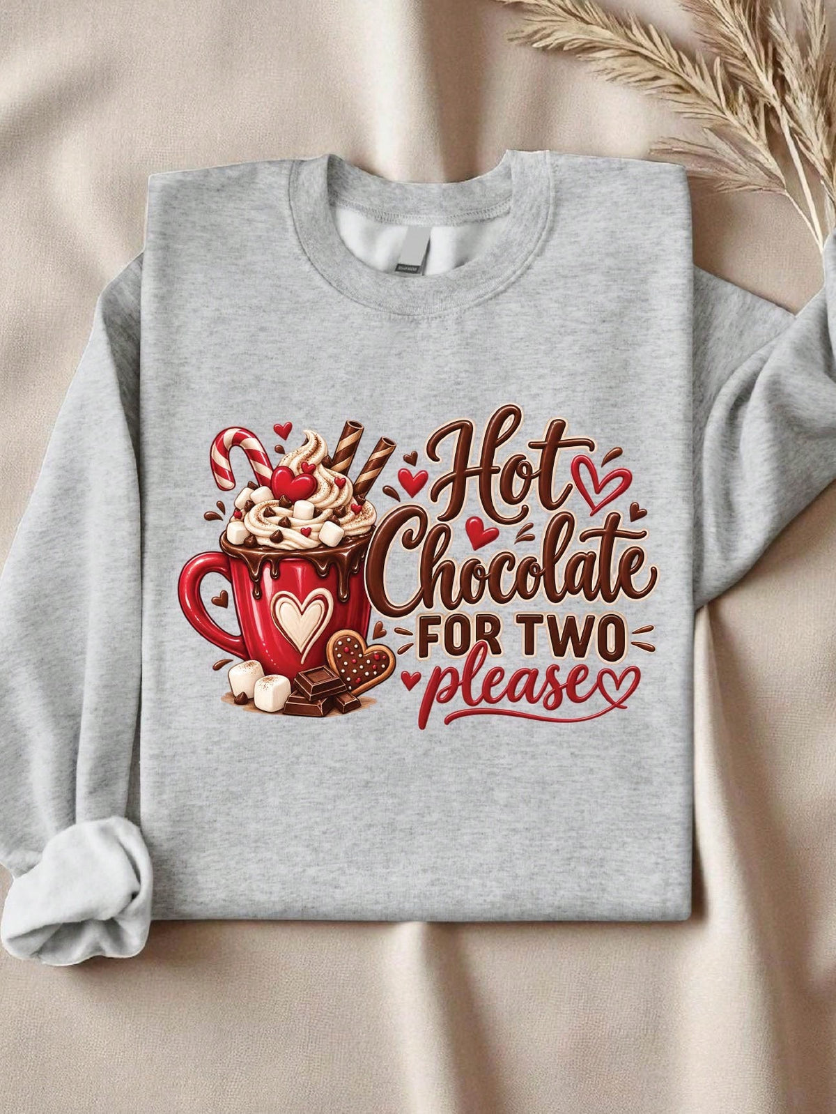 Hot Chocolate For Two Please Sweatshirt